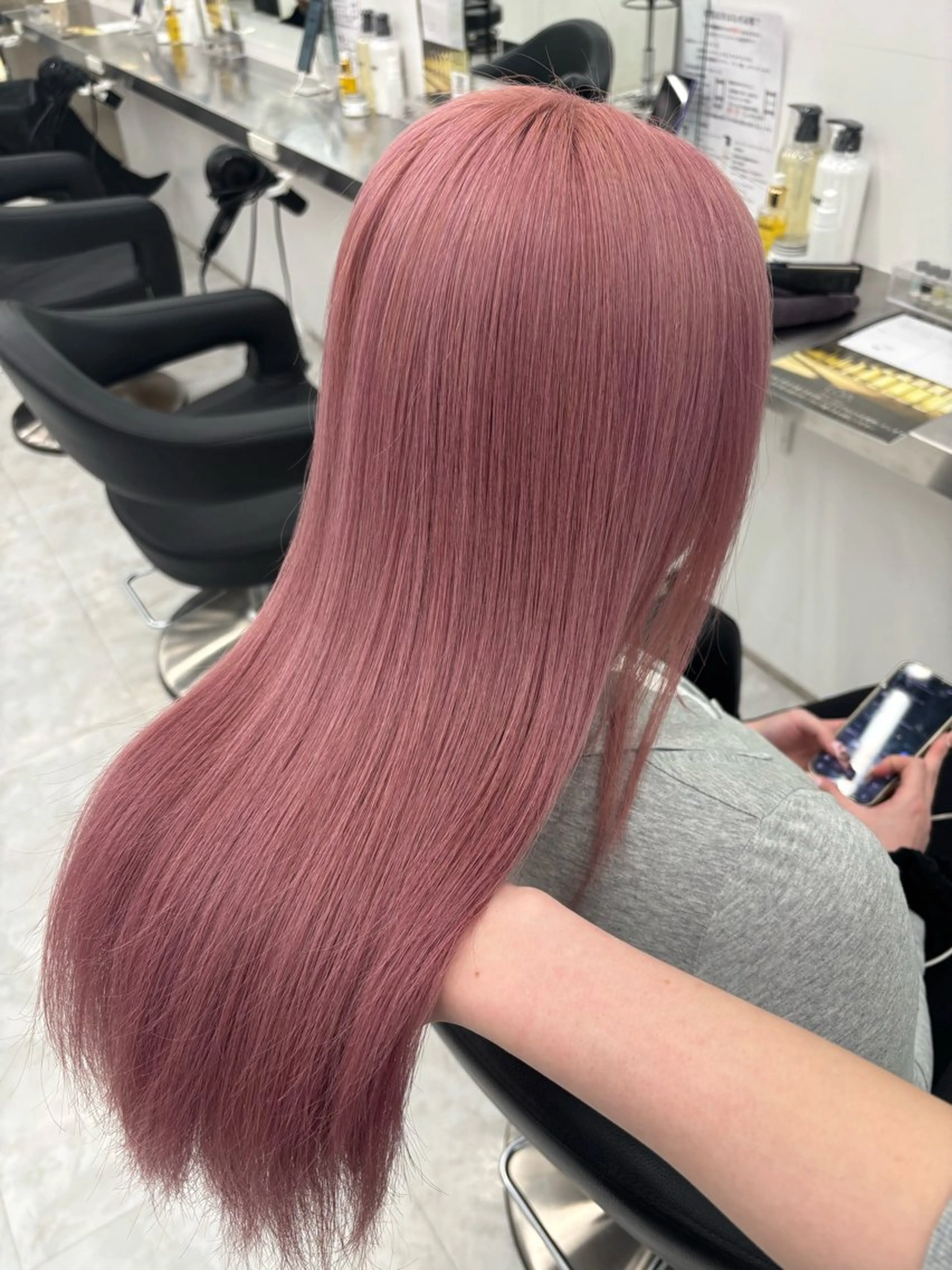 カラー ヘアカラー トリートメント Wカラー/暖色/べ ージュりく©︎🐝のヘアスタイル