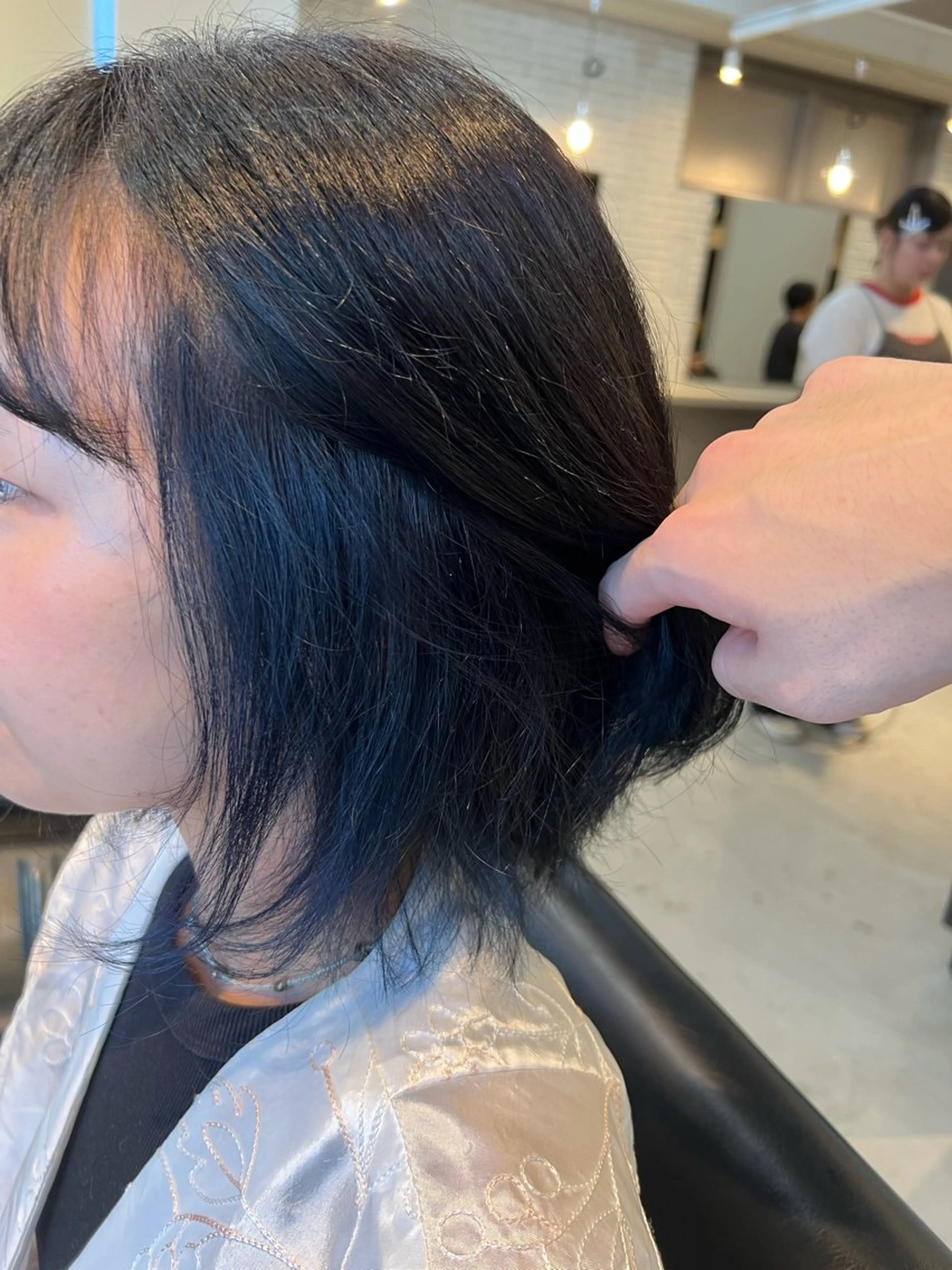 ミディアム 町田/透け感/透明感 Shibuのヘアスタイル