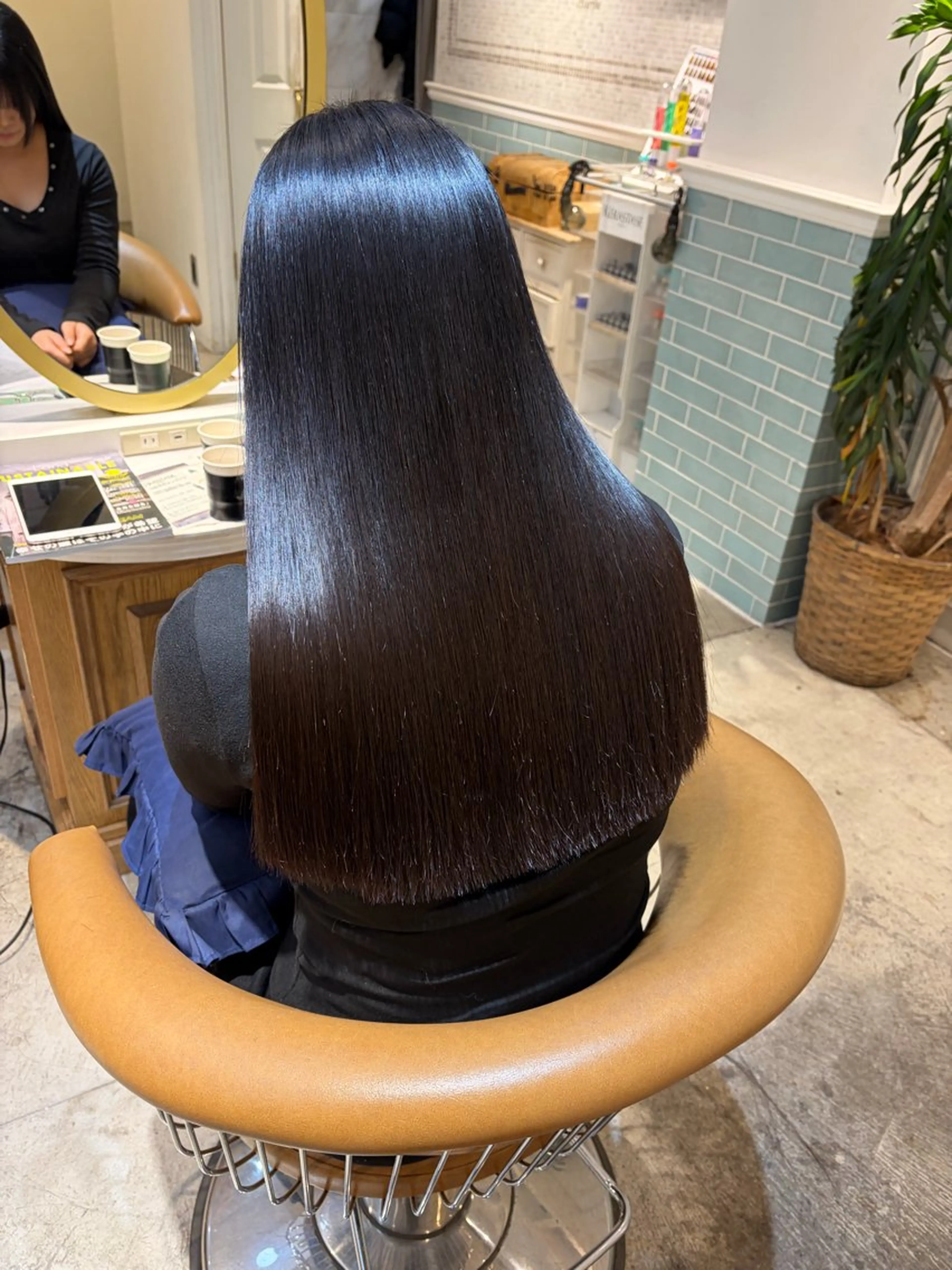 ロング 髪質改善 レイヤーカット 縮毛矯正 カット 縮毛矯正 トリートメント ヘアセット 髪質改善/ボブ /韓国/erikoのヘアスタイル