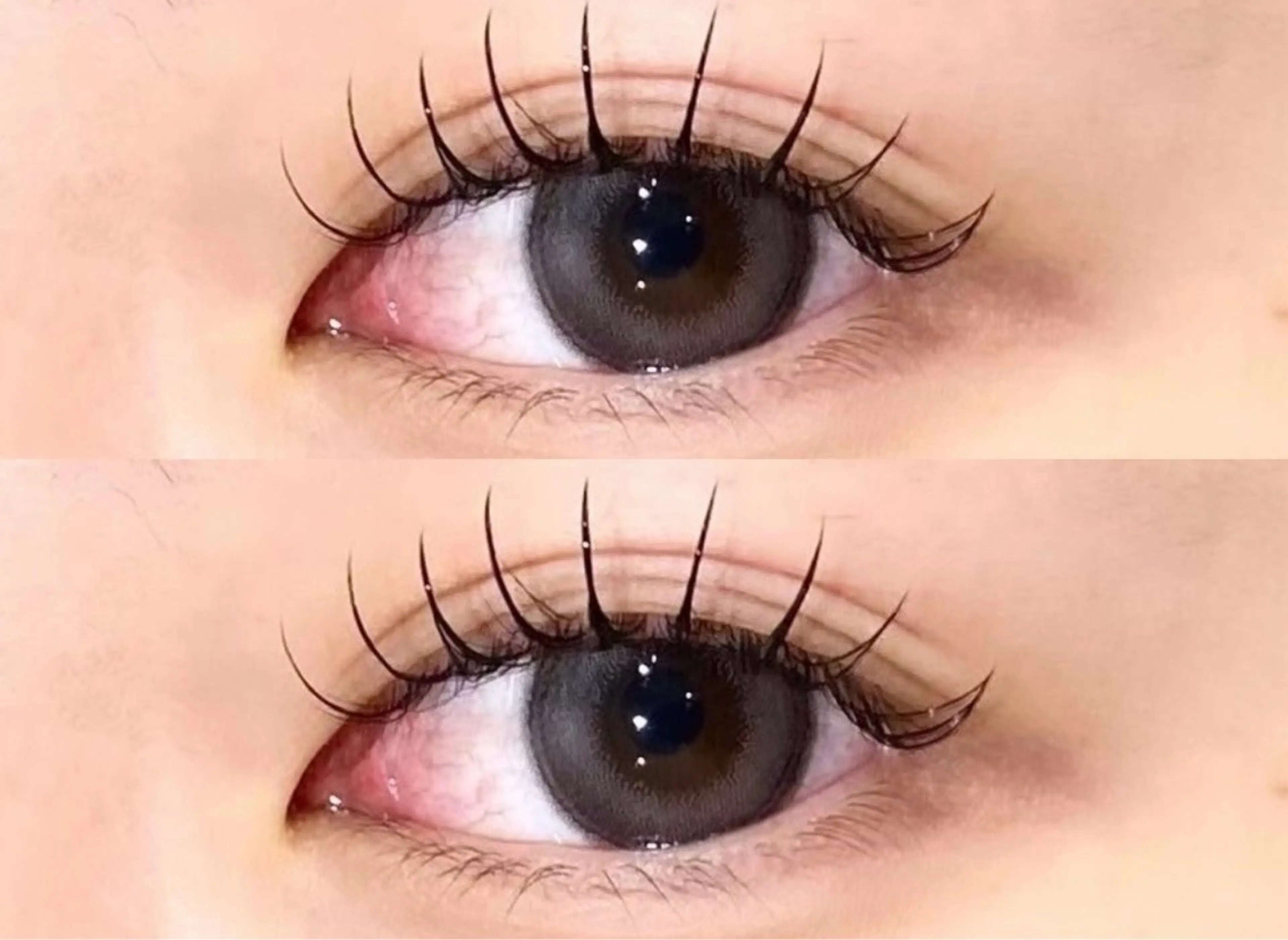 マツエク・マツパ eve🐰束間まつ毛 /透明感カラーのヘアスタイル