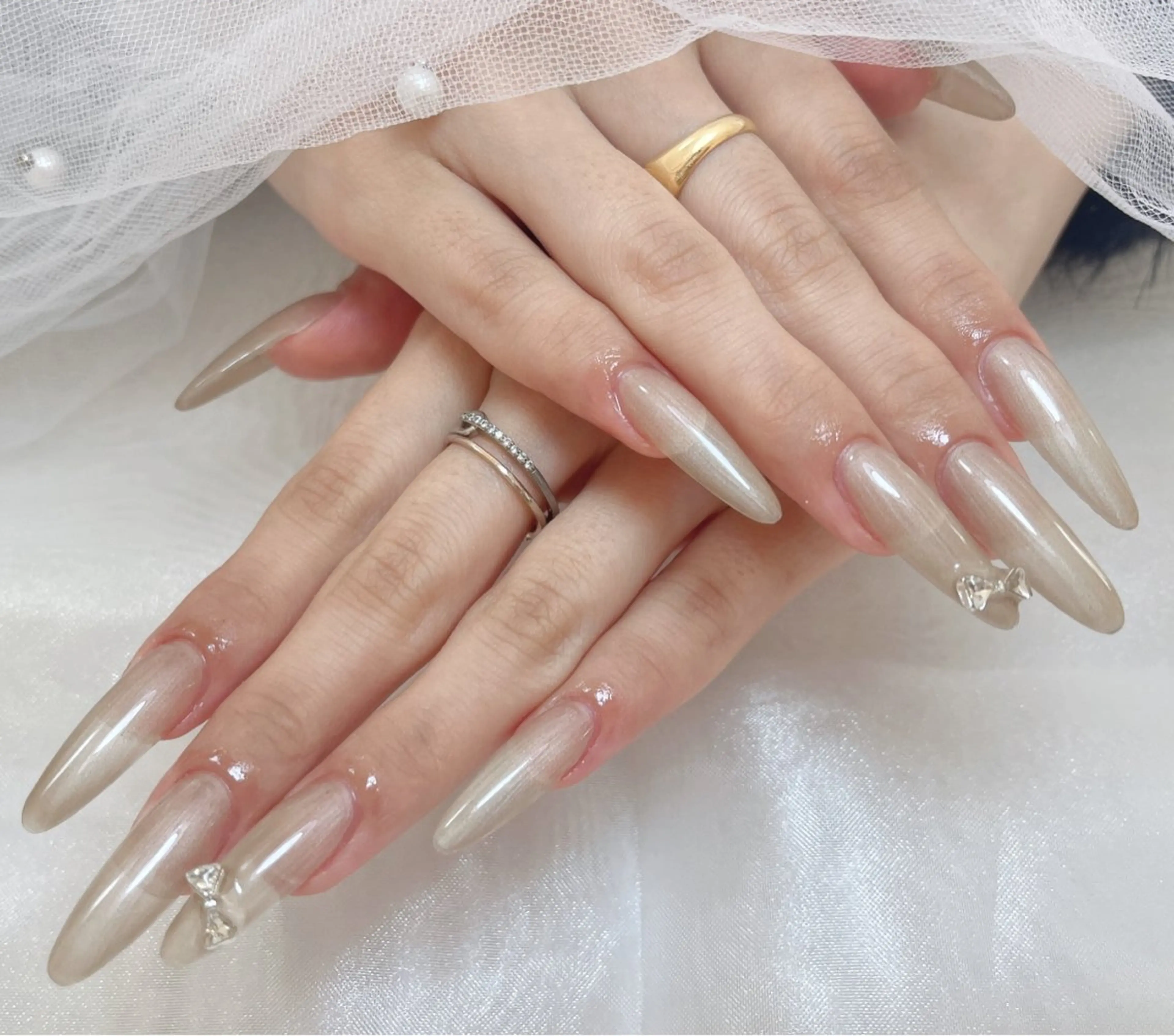 ネイル オーロラネイル チークネイル フットネイル フレンチネイル ジェルネイル ハンドネイル ハンドケア NEW NAIL💞 yukiのネイルデザイン
