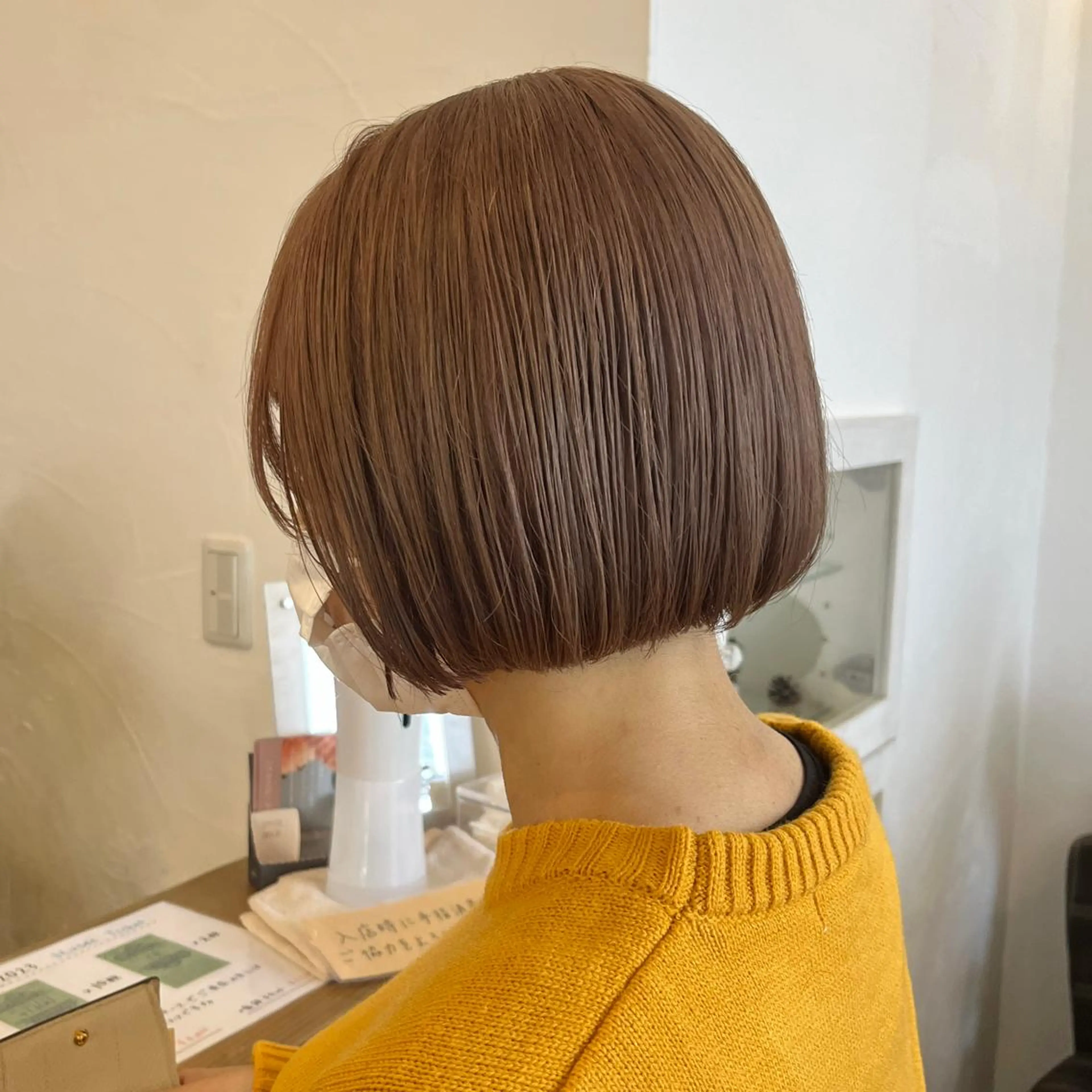 ミディアム カラー ブリーチ ブラウンカラー 透明感カラー シアーブラウン 伊藤ゆかり/髪質改善 /透明感カラーのヘアスタイル