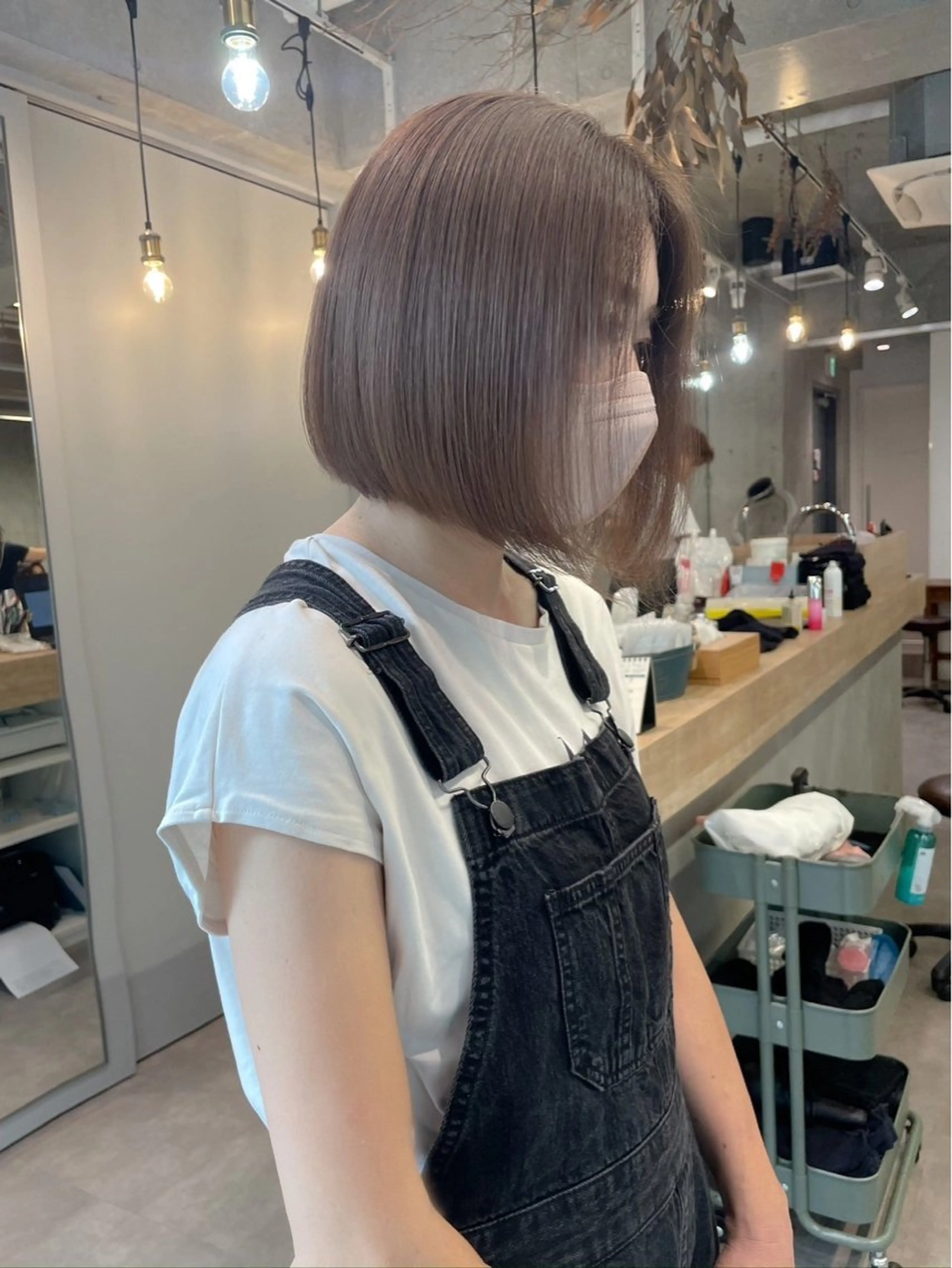 🫐白髪染め🫐グレイカラー(リタッチ可)＋トリートメントの写真