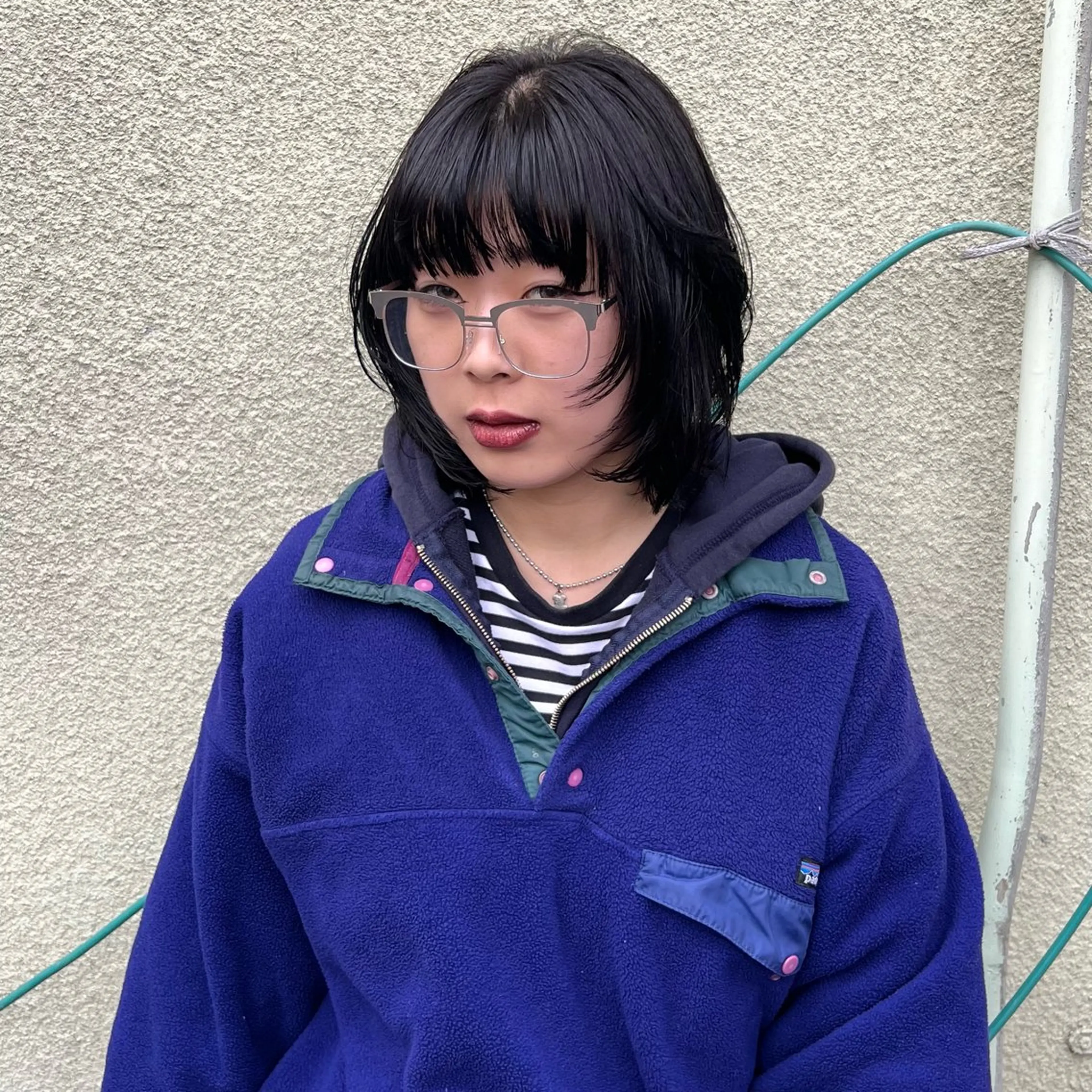 ミディアム Hz/金子 亮/レイヤーカットのヘアスタイル