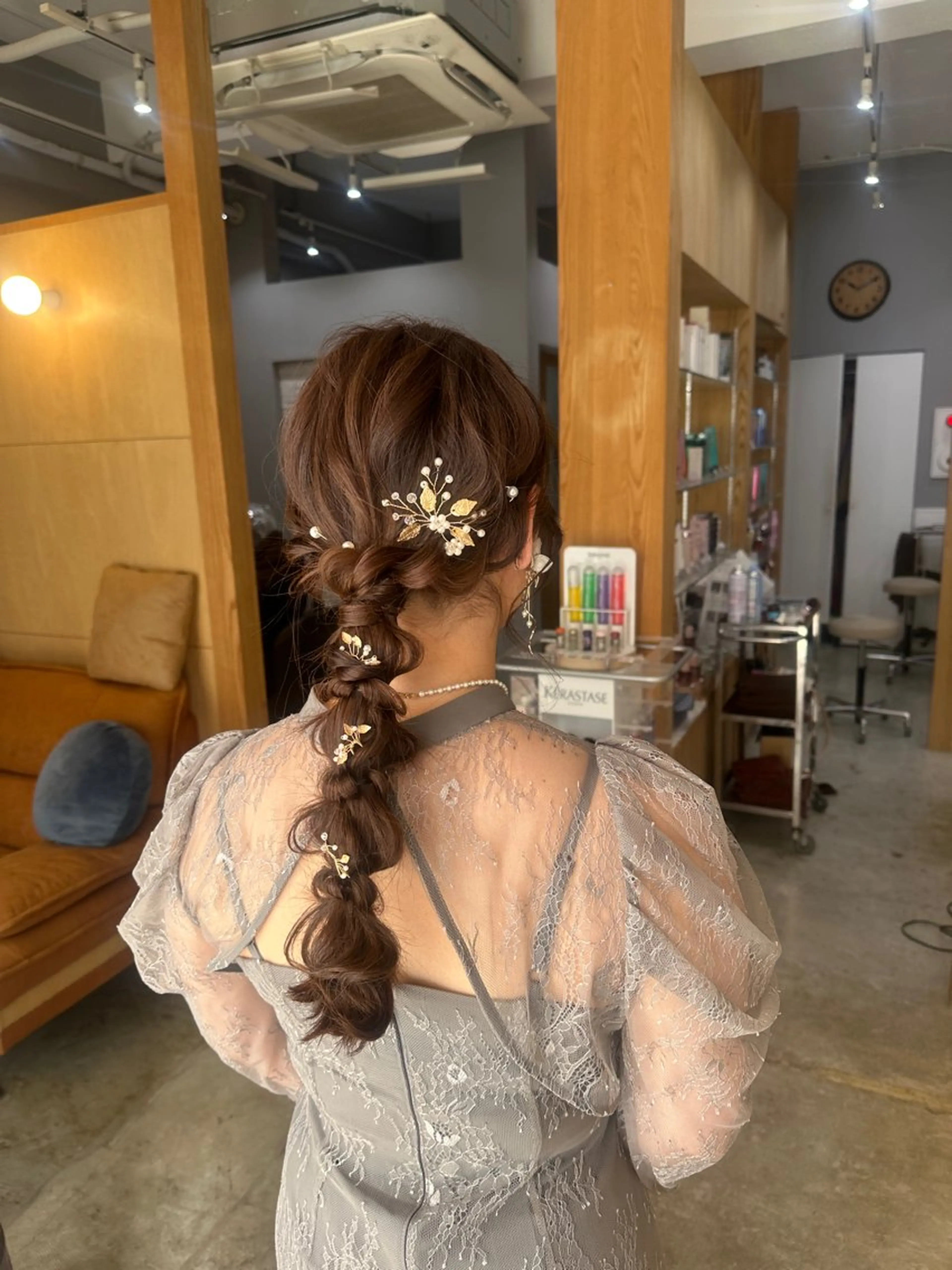 ミディアム ヘアセット miloc MOMOKAのヘアスタイル