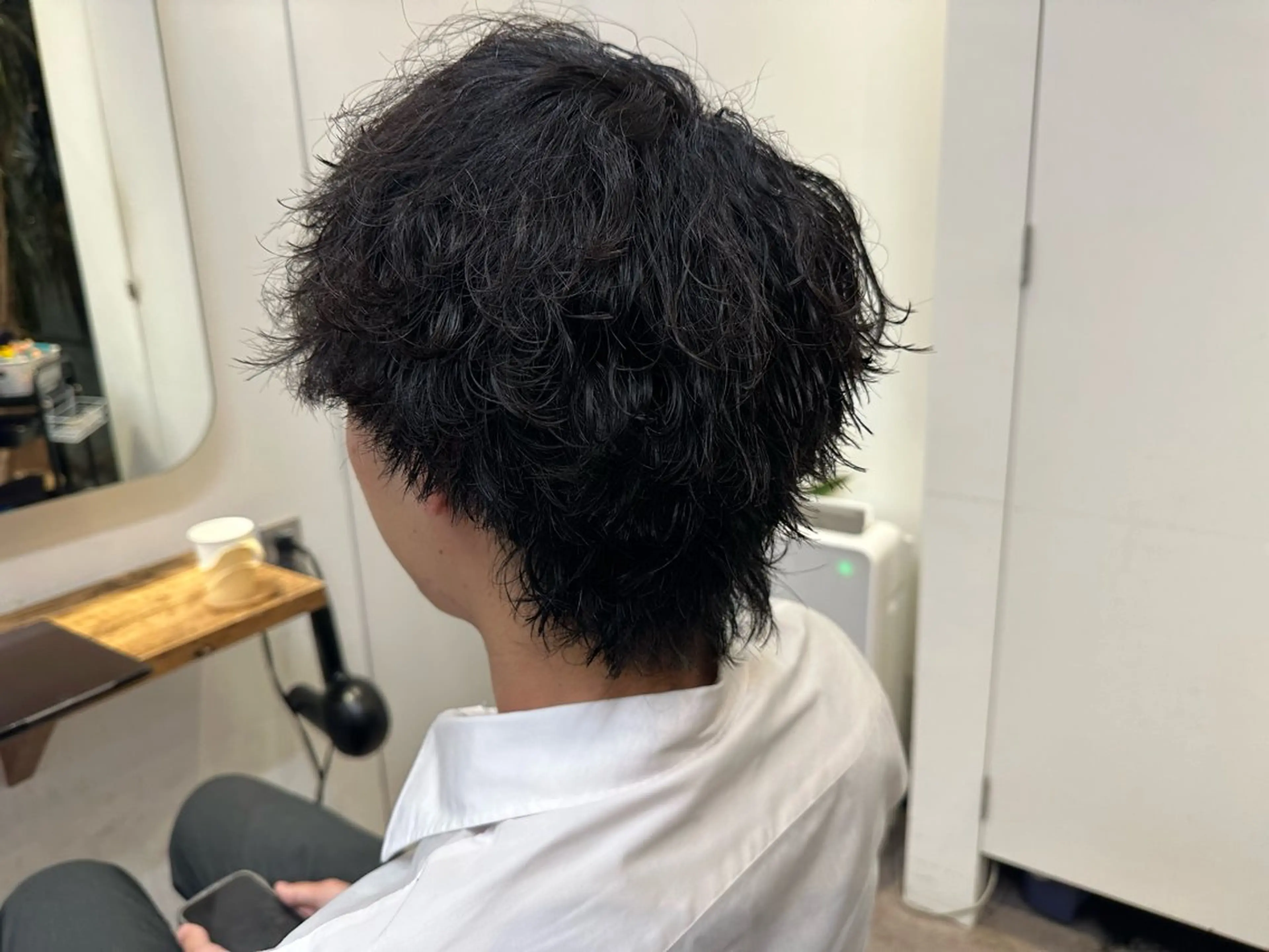パーマ メンズ フェードカット メンズパーマ ニュアンスパーマ カット パーマ 【gemini店長】 メンズ特化中野稜平のヘアスタイル