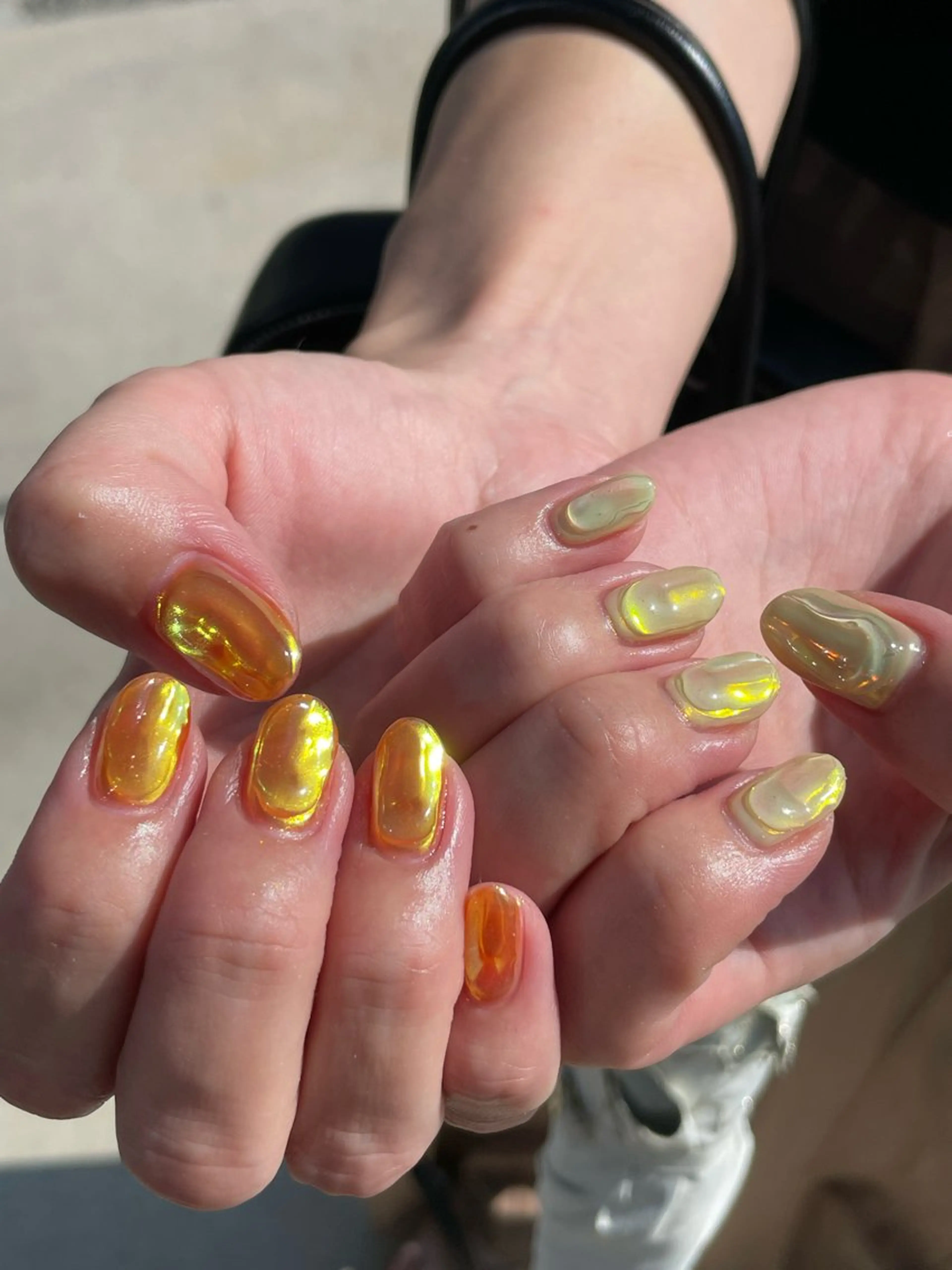 ネイル 氷ネイル・うるうるネイル ハンドネイル anny ／あにのネイルデザイン