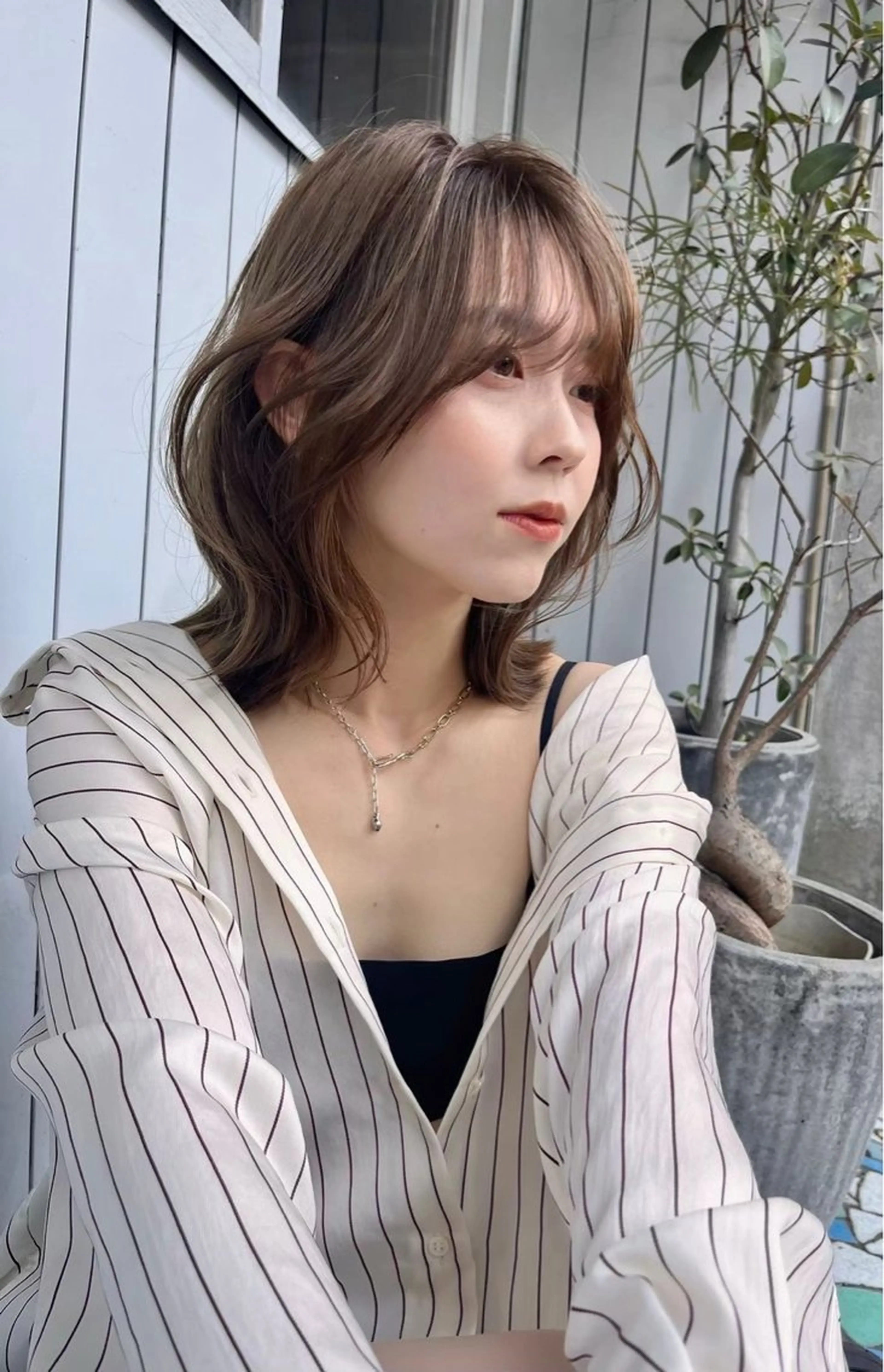 ミディアム カラー ブリーチ ダブルカラー ブリーチなしカラー 韓国風ヘア トリートメント カット ヘアカラー トリートメント 美髪矯正🫧/ 吉田こうすけのヘアスタイル