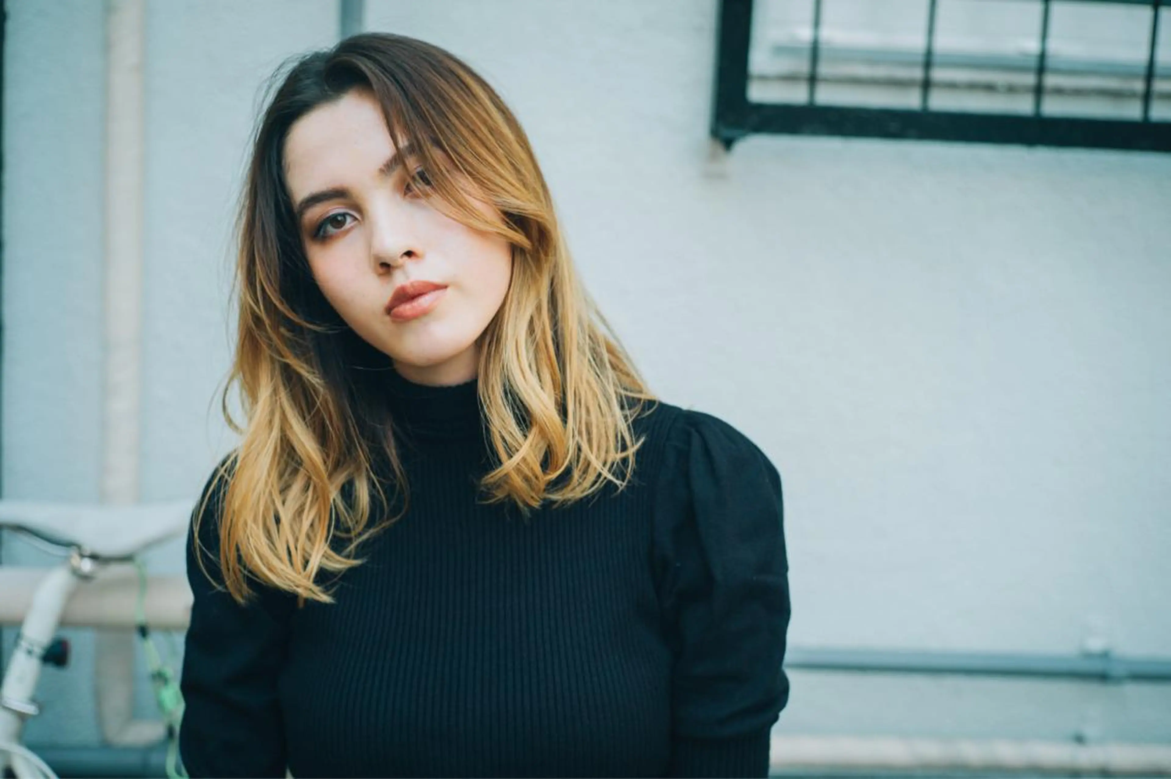 セミロング カラー バレイヤージュ レイヤーカット 髪質改善×透明感× トレンド/杉田 圭のヘアスタイル