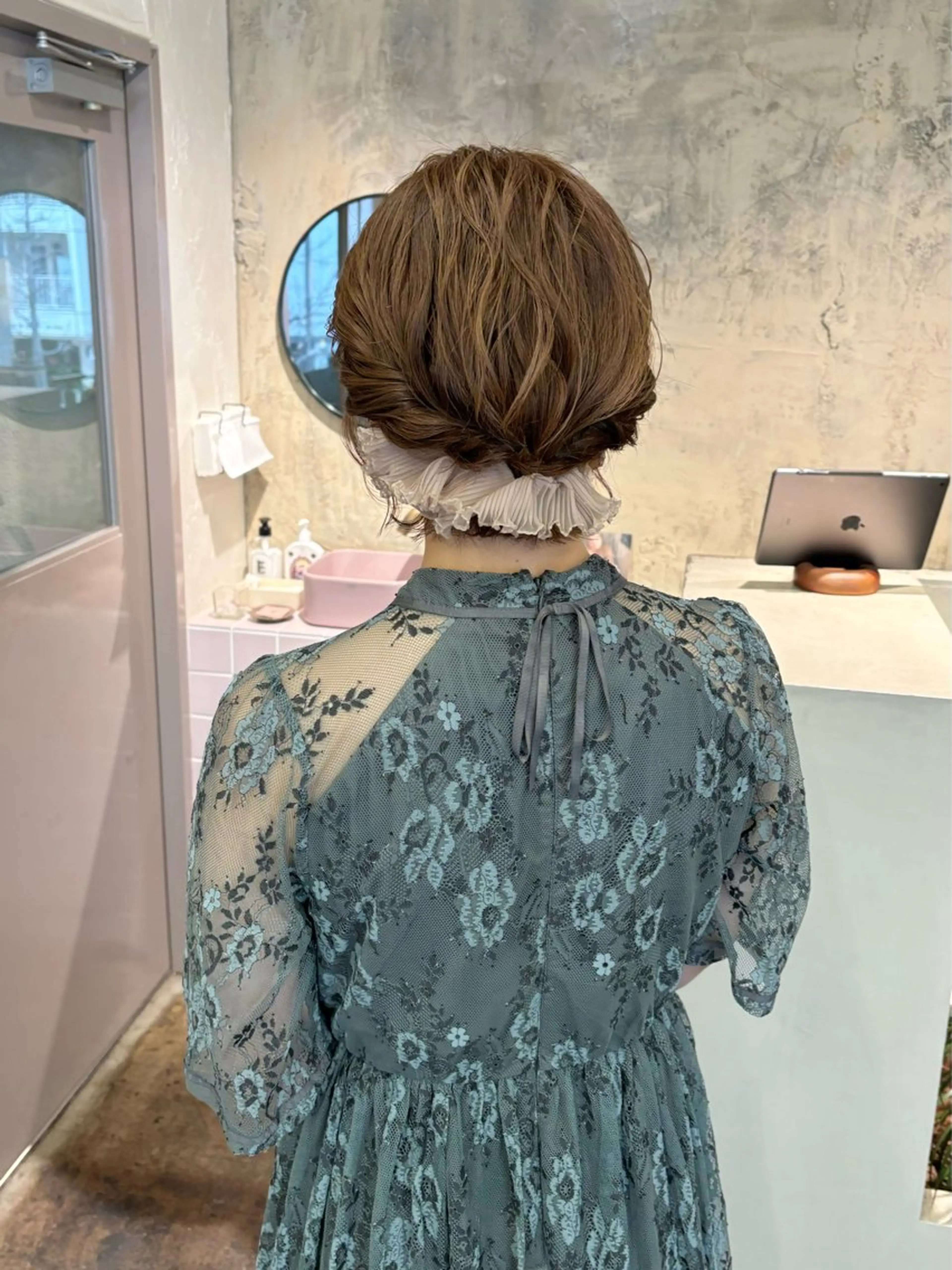 ショート ヘアアレンジ ボブ ヘアセット 武田美空🐇 ボブ/暖色カラー🌷のヘアスタイル