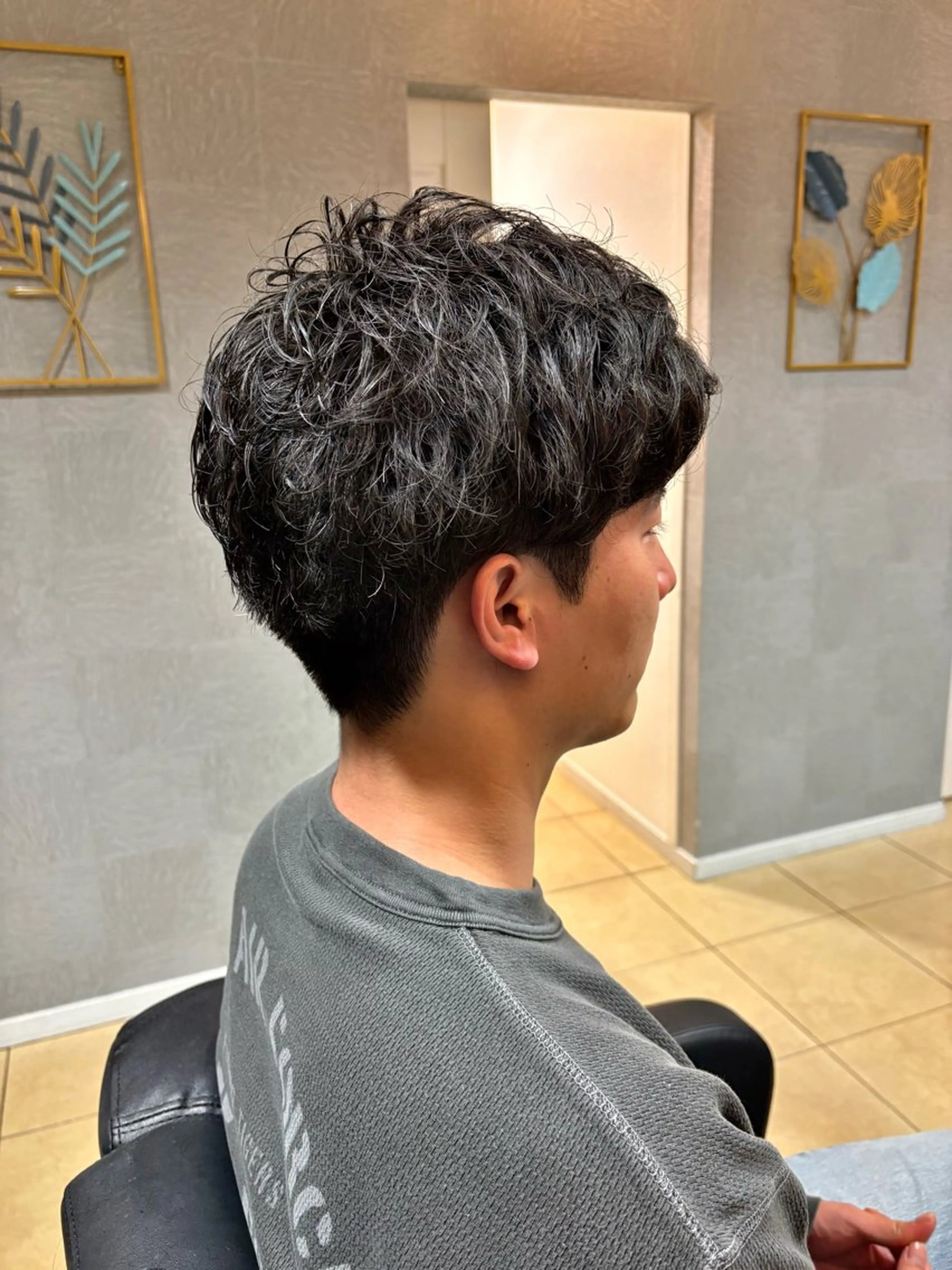 パーマ メンズ カット パーマ メンズ向けサロン🌿 吉川　駿人のヘアスタイル