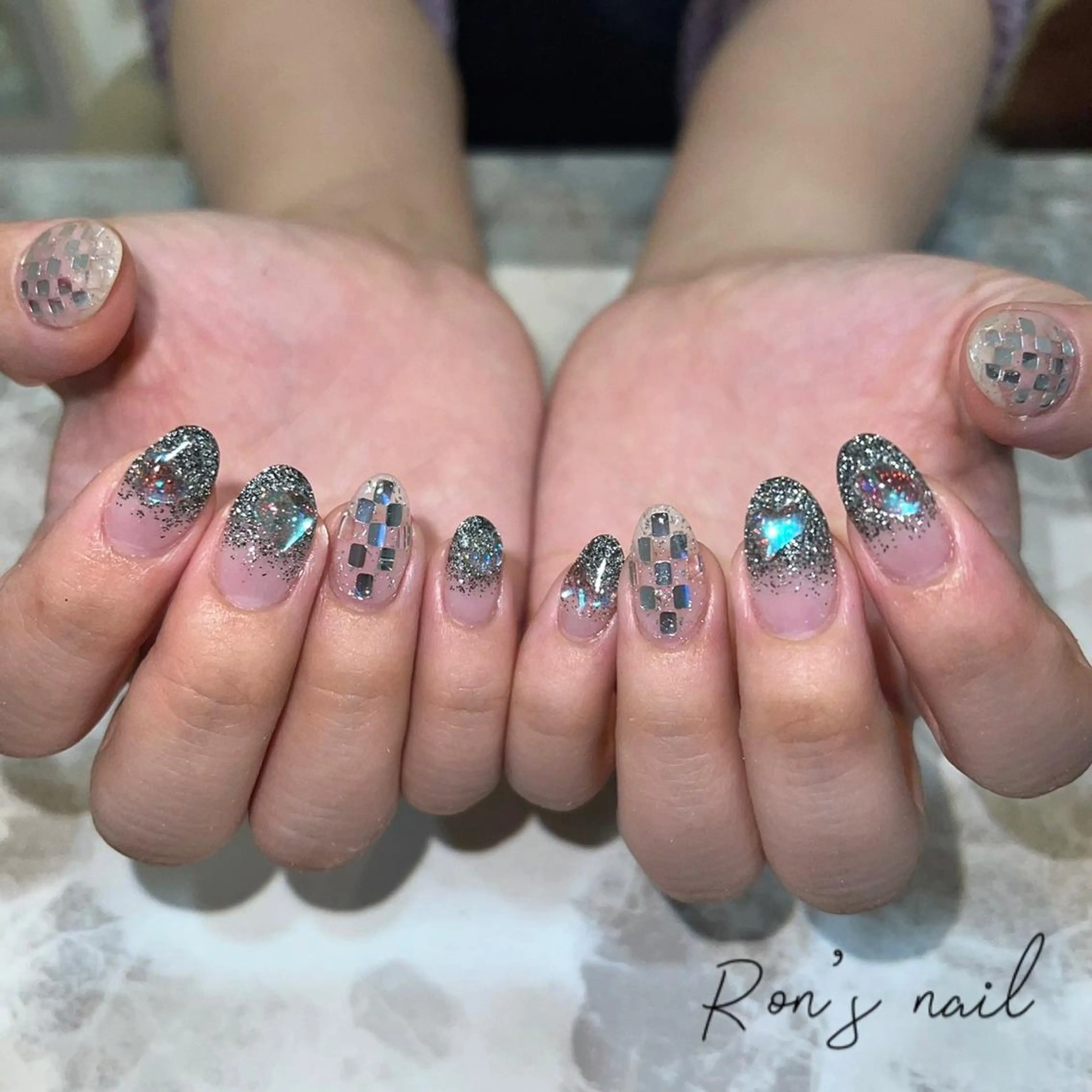 ネイル Ron's nail 笹岡のネイルデザイン