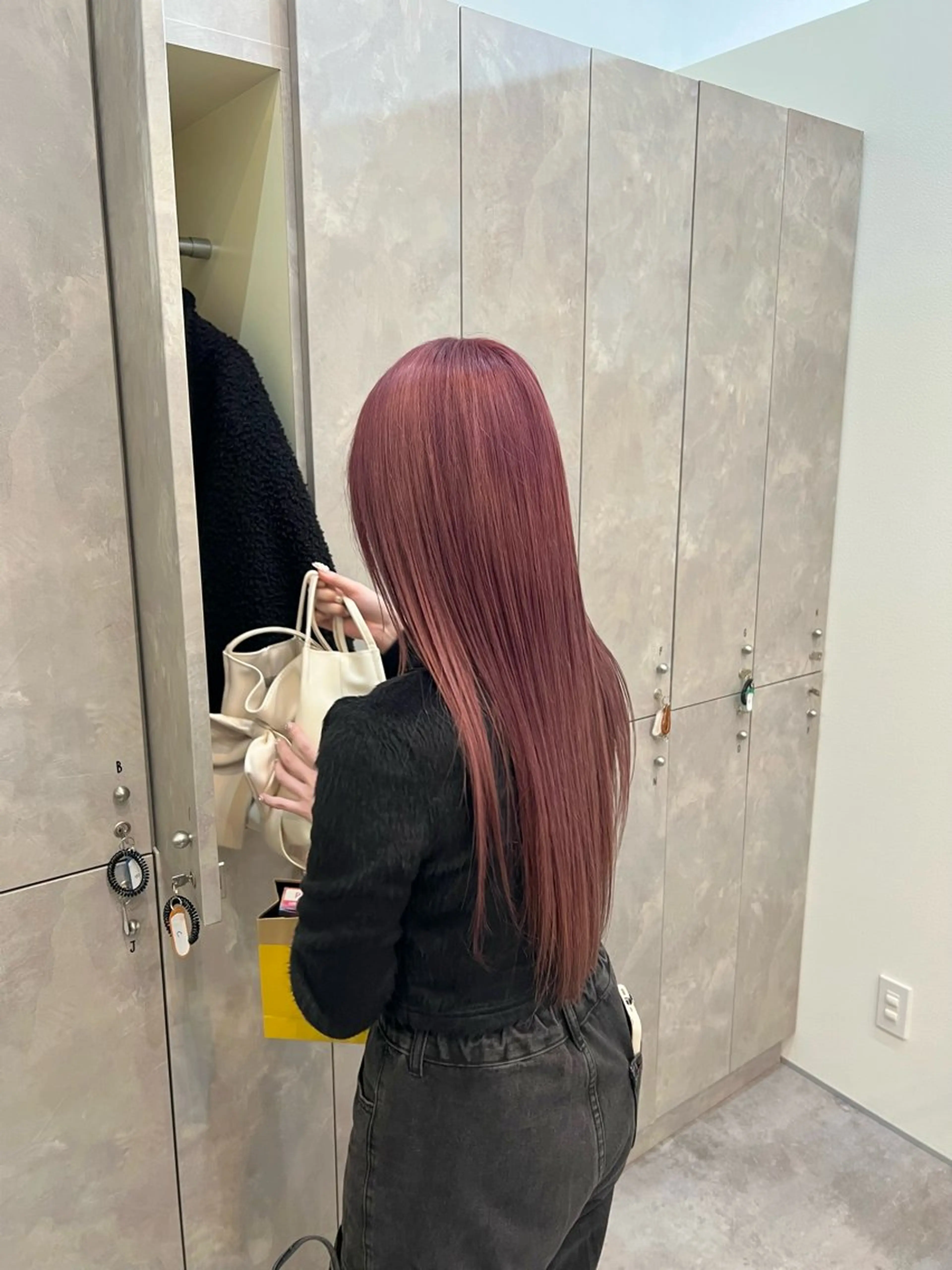 ロング カラー ラベンダーカラー ピンクカラー ピンクラベンダー ロング カット ヘアカラー トリートメント ✨NOMAD印西✨ 黒川勇輝のヘアスタイル