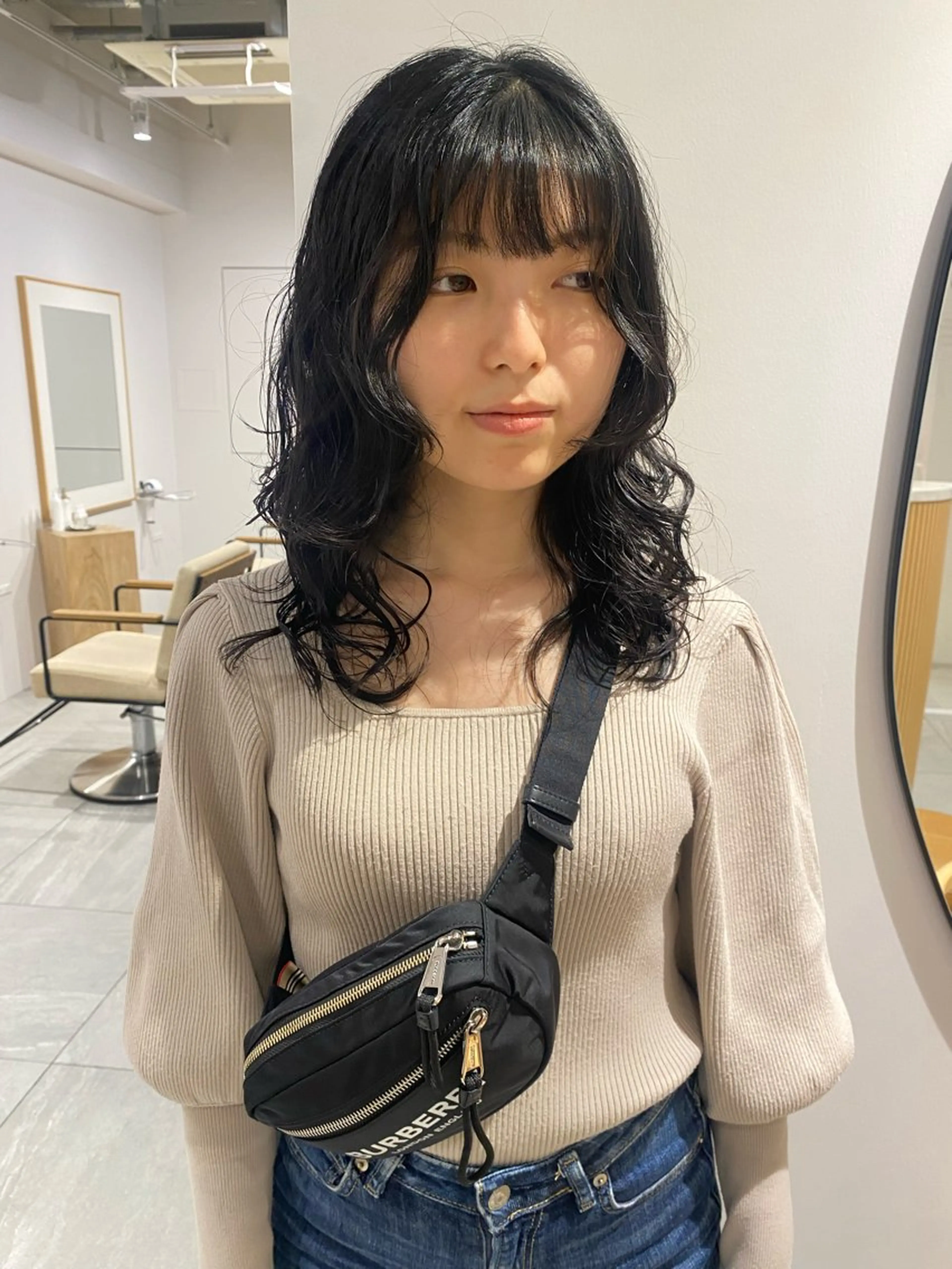 パーマ knock所属・knock　國友 華乃のヘアスタイル