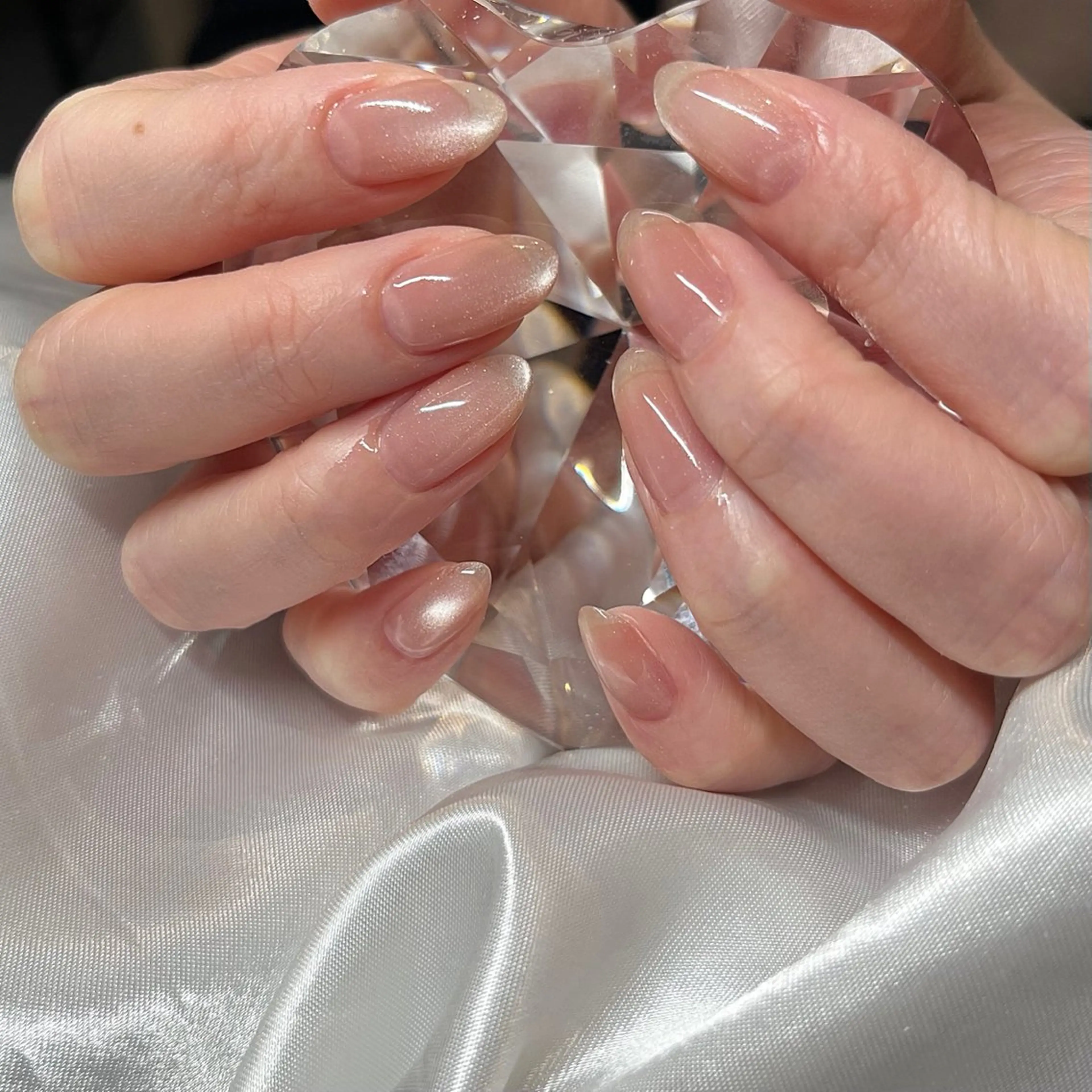 【Google口コミ書いて下さる方限定🩰.】【オフなし】ぷるぷるマグネットネイルの写真