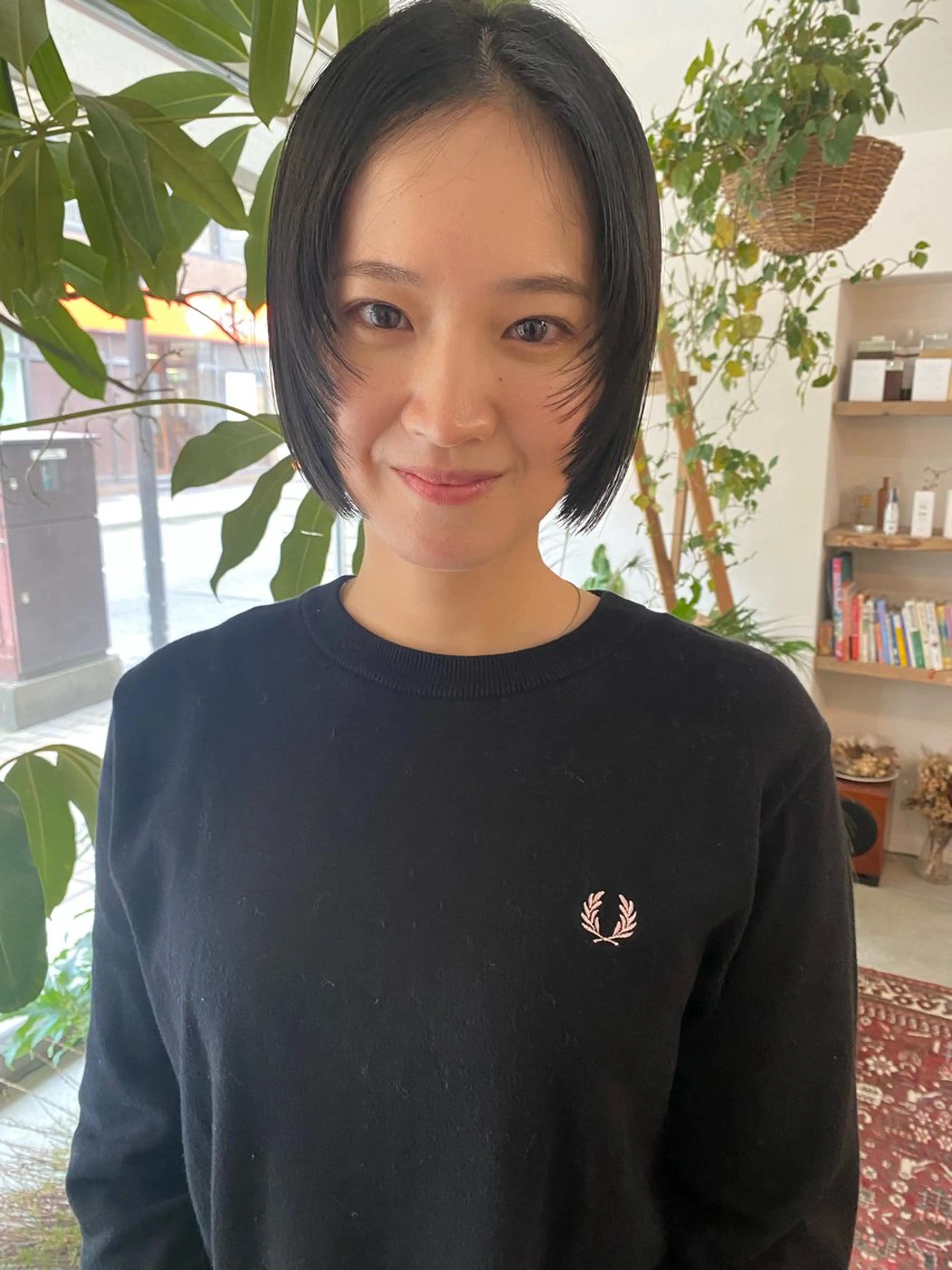 ショート カラー カット ヘアカラー トリートメント . nanamiのヘアスタイル