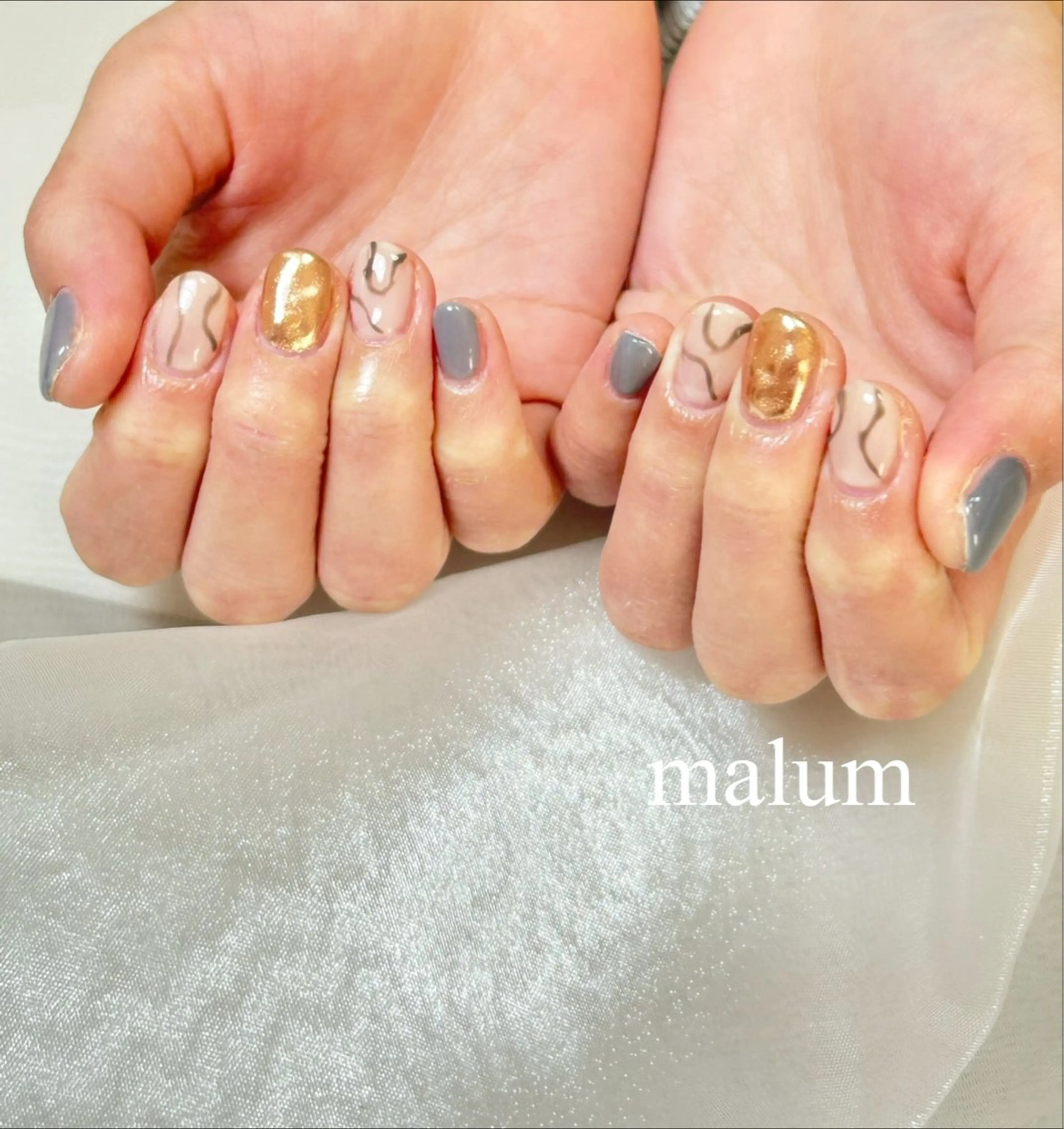 ネイル ハンドネイル malum nailのネイルデザイン