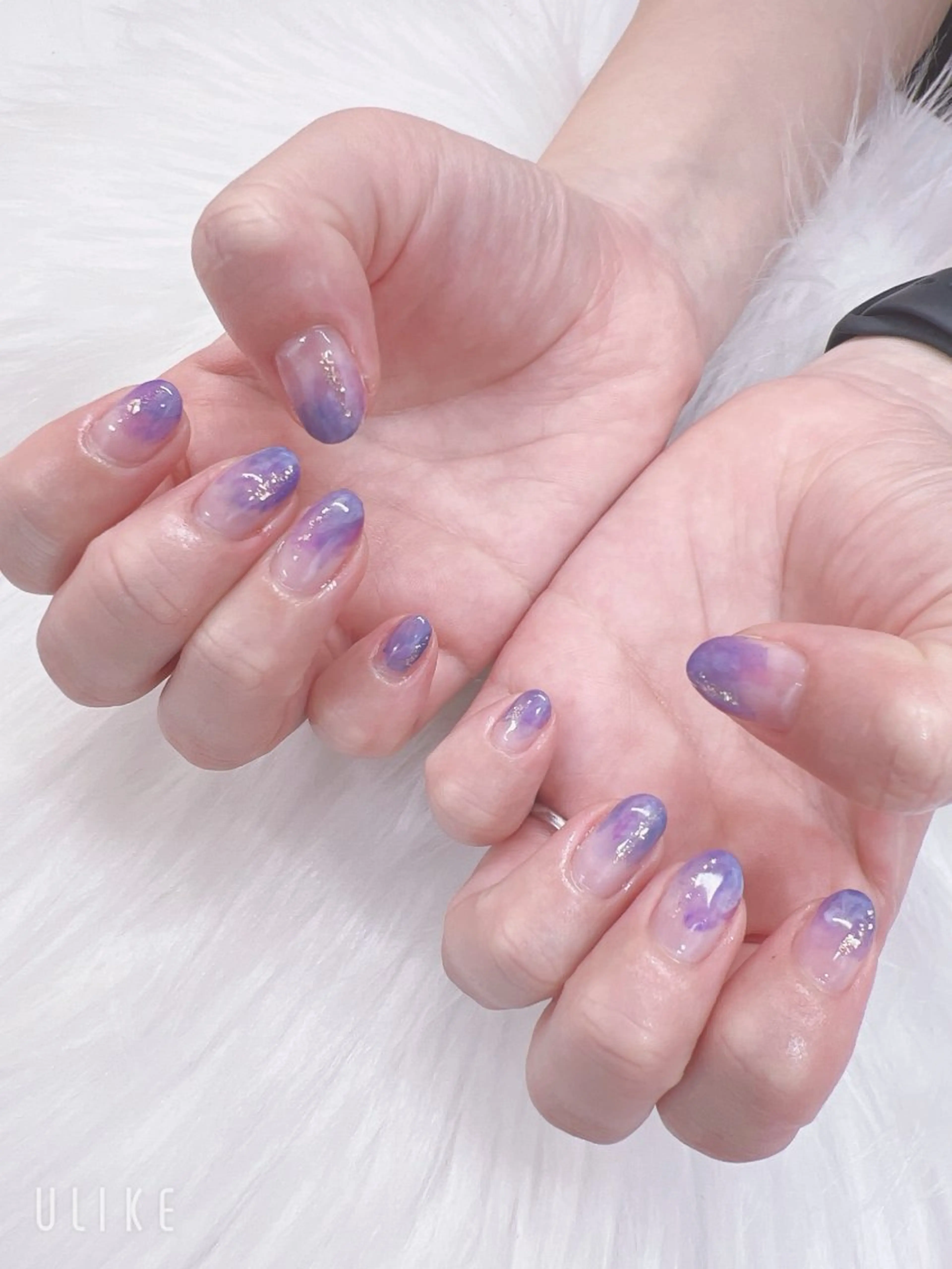 ネイル 大理石ネイル(マーブル) ハンドネイル Minion所属・北浦和minion YUKIのマツエク・マツパデザイン