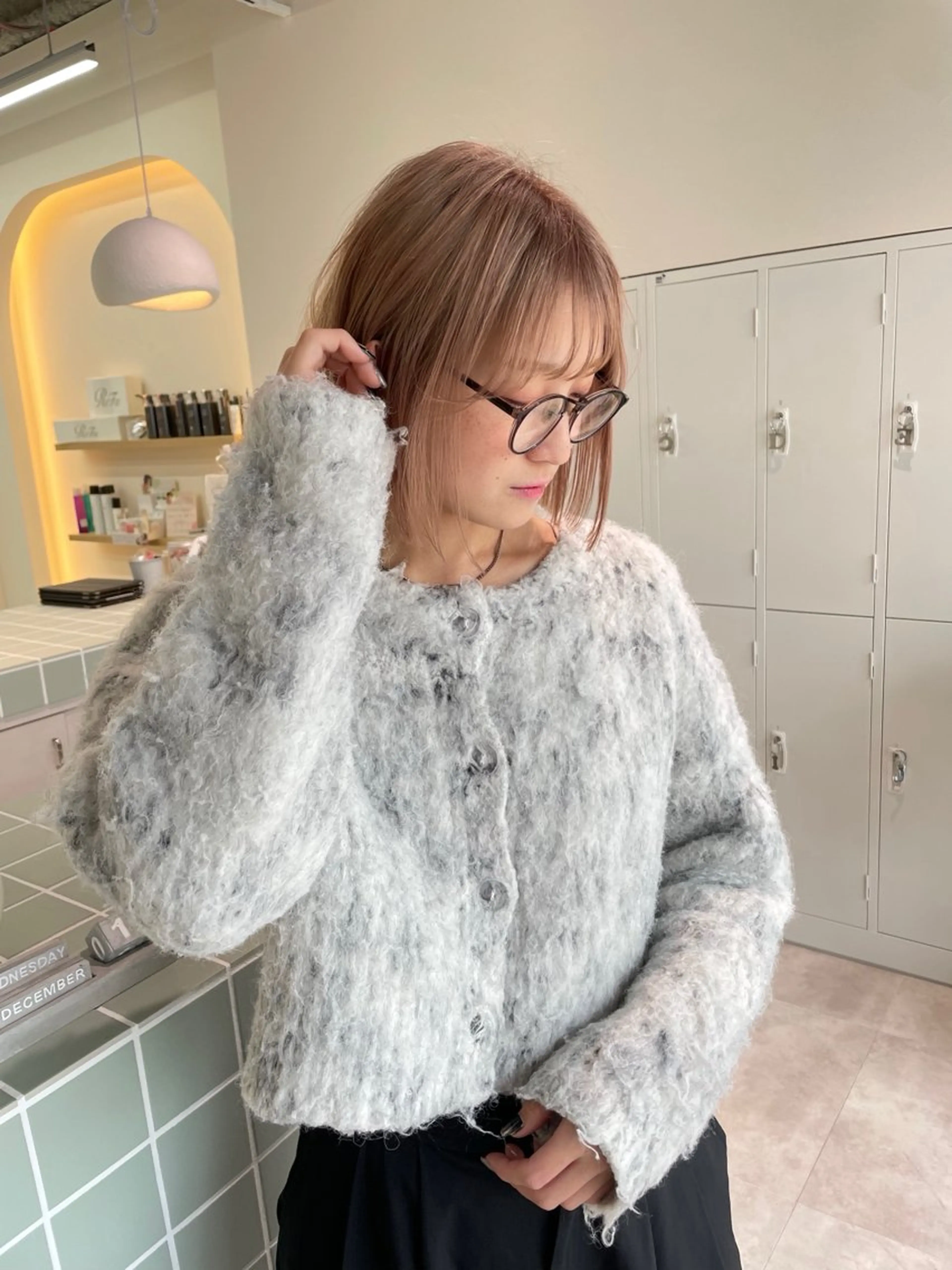 ショート カラー 広島/ヘアセット /ベージュ/わかなのヘアスタイル