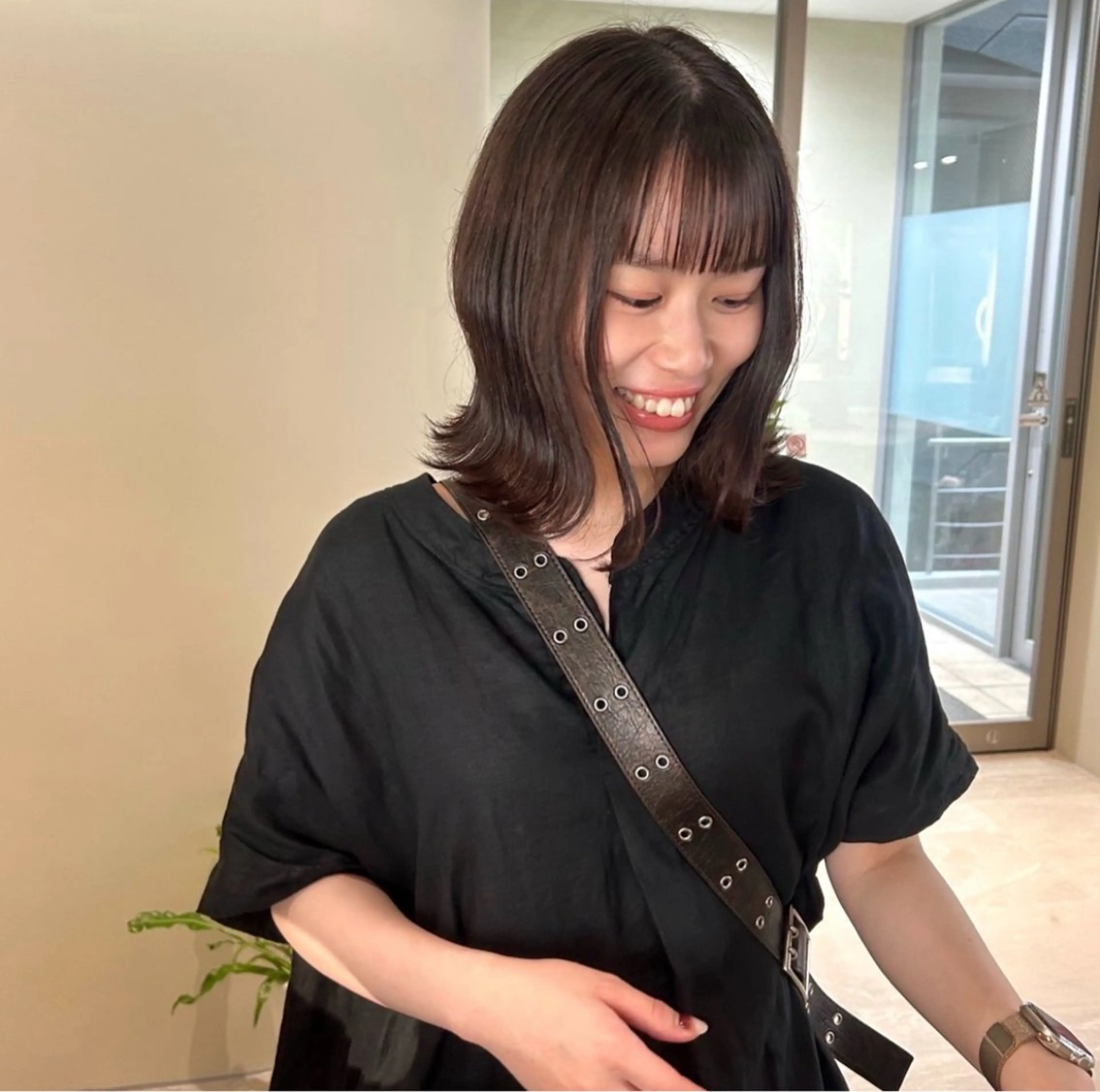 ショート カラー ヘアカラー トリートメント Koharu🍓/ 透明感/ツヤ髪のヘアスタイル