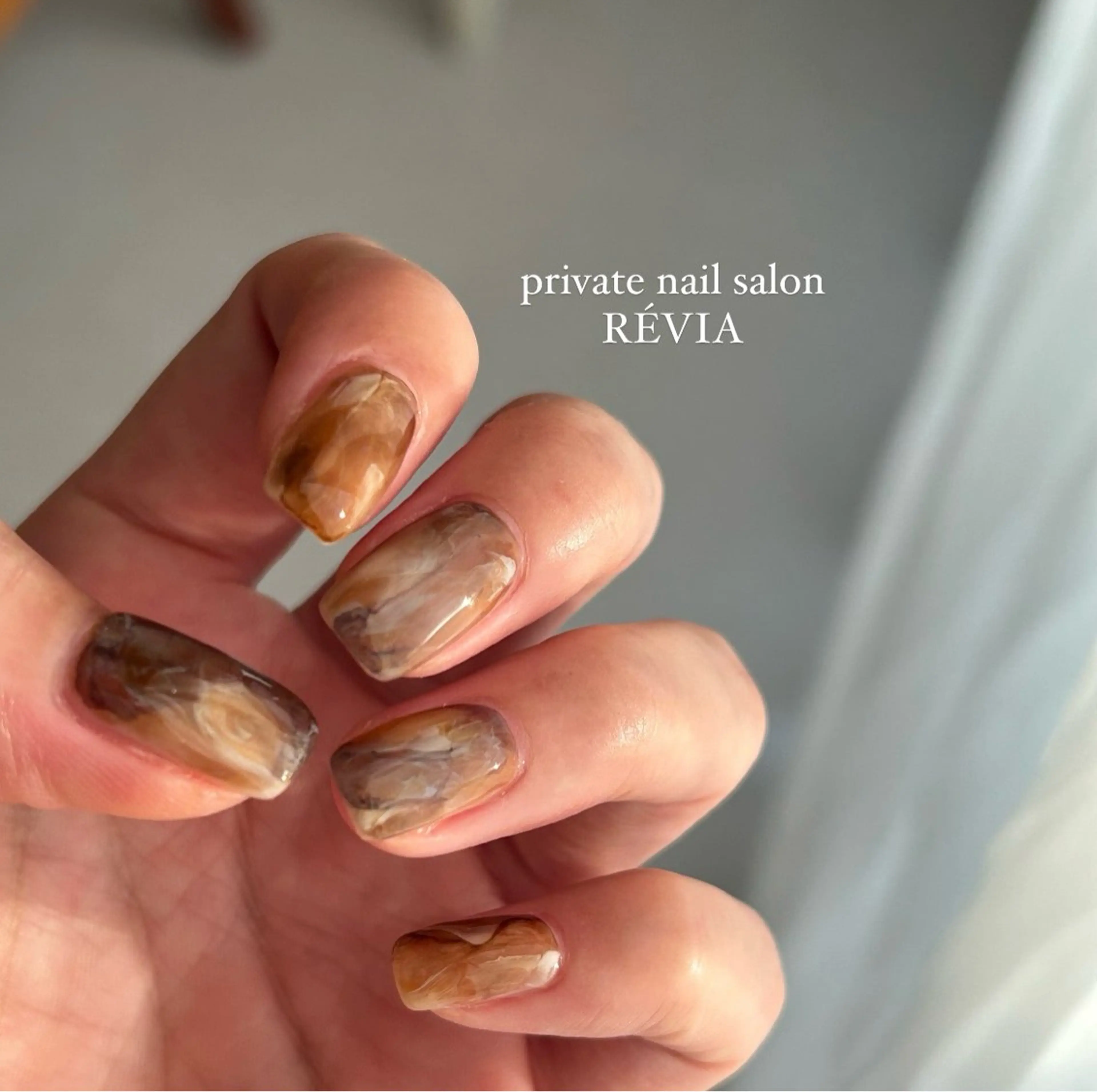 ネイル ニュアンスネイル ハンドネイル REVIA nailのネイルデザイン