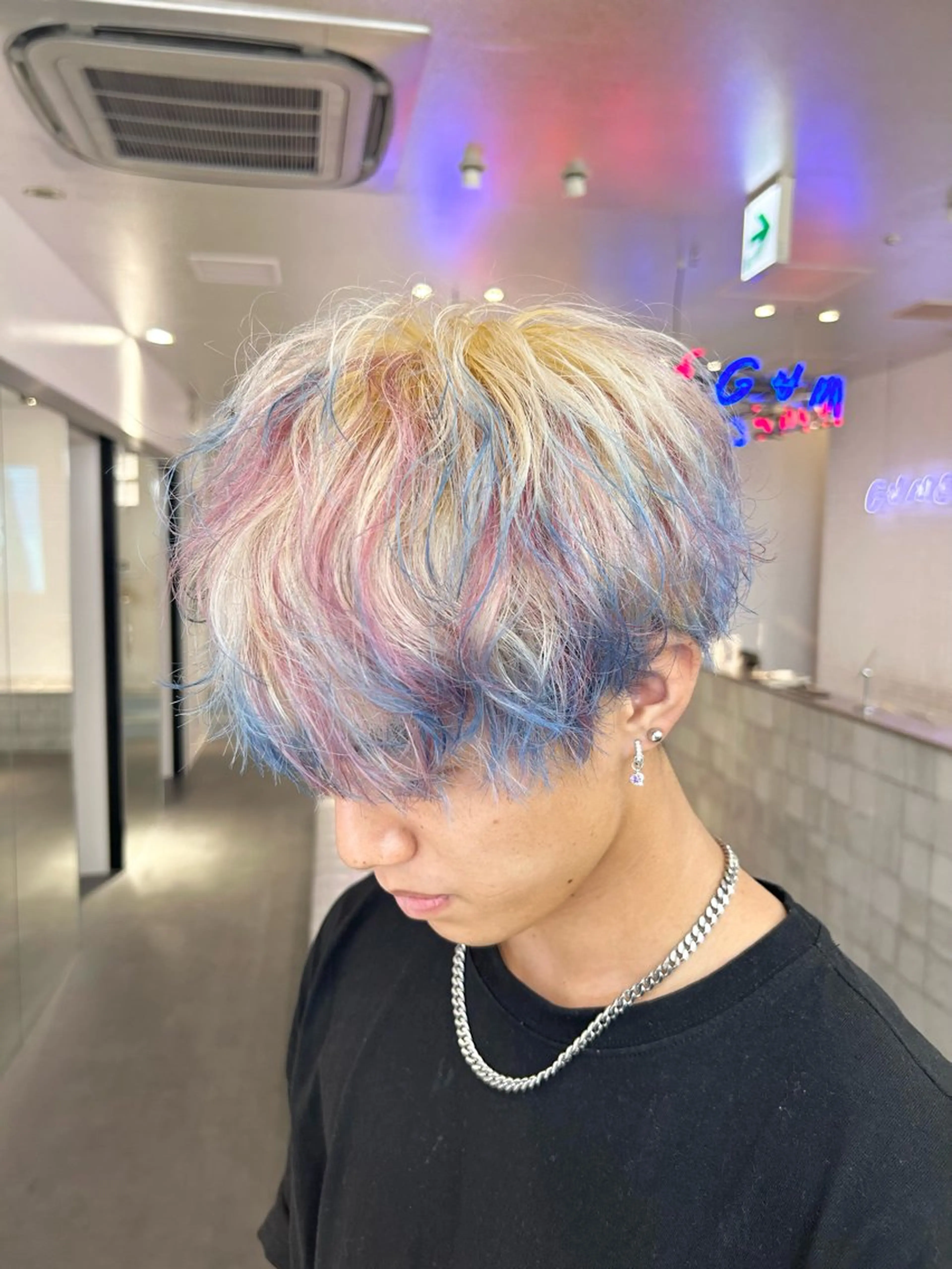 ロング ボブ 外国人風カラー 髪質改善 レイヤーカット カット ヘアカラー トリートメント MiRI💜地毛級 エクステ✖似合わせ技のヘアスタイル