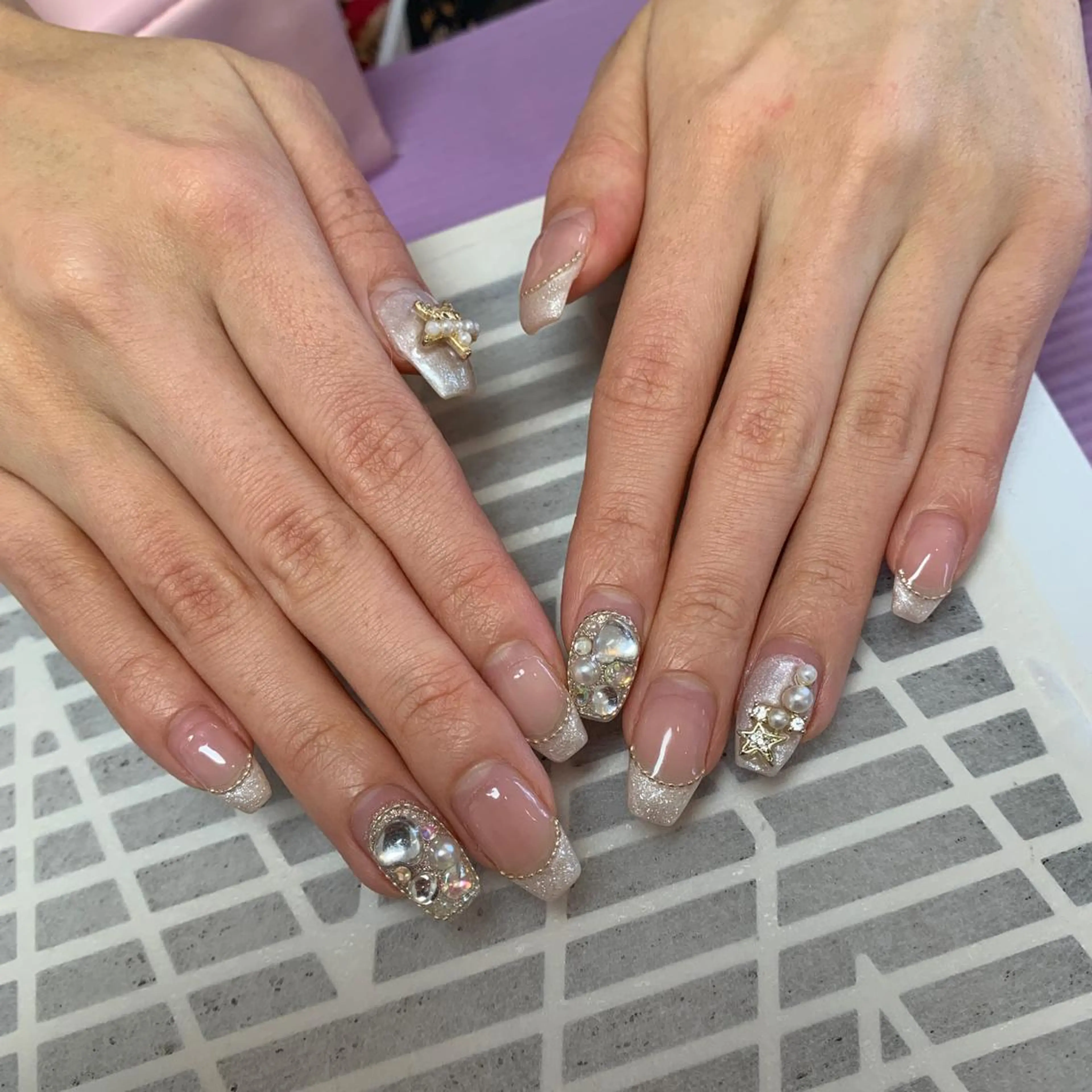 ネイル La neige* yuki 🥯🍑のネイルデザイン