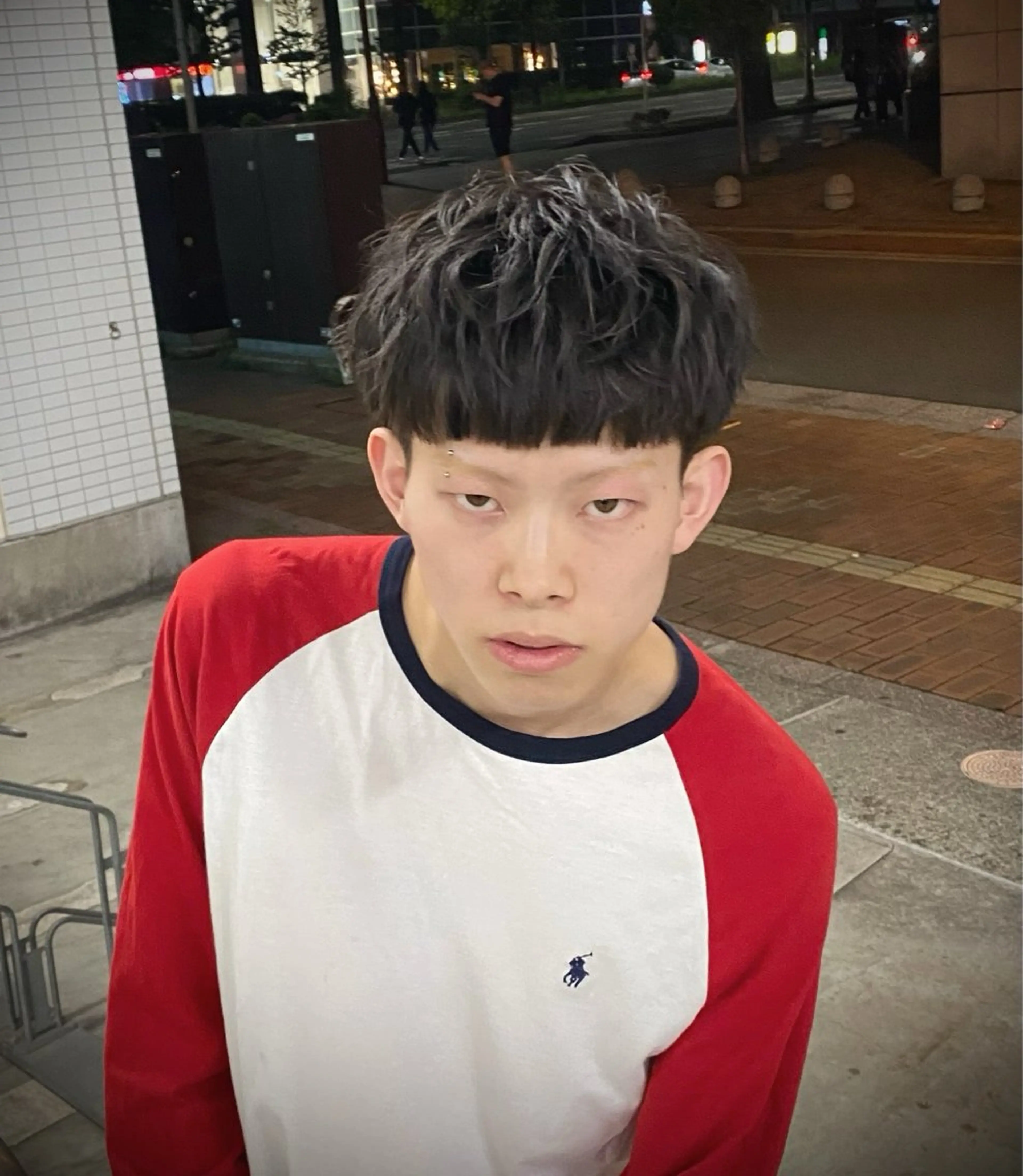 メンズ メンズ特化/フェザー /パーマ/伊勢元のヘアスタイル