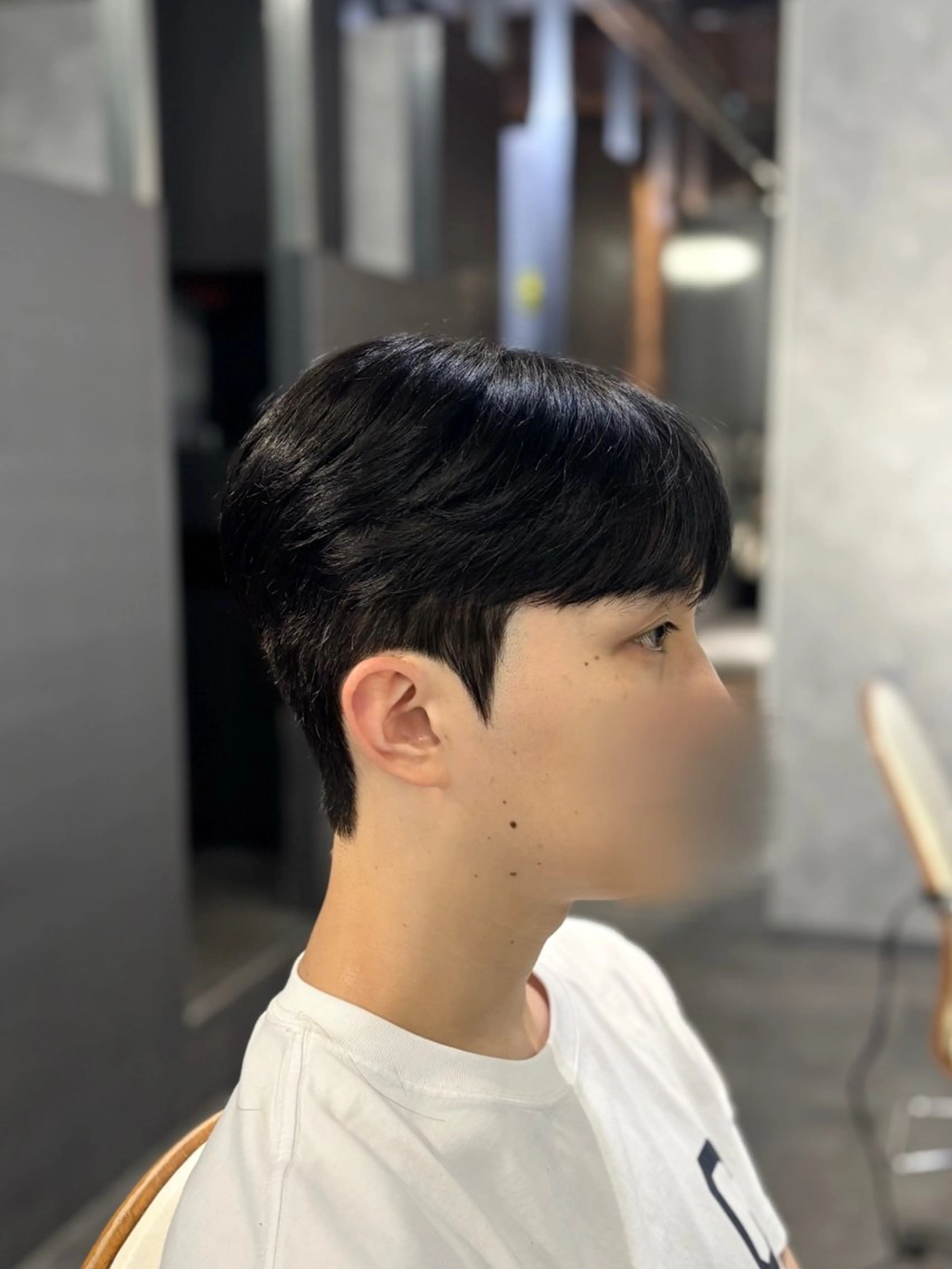 ショート パーマ メンズ 韓国メンズヘア/ ダウンパーマ/歩夢のヘアスタイル