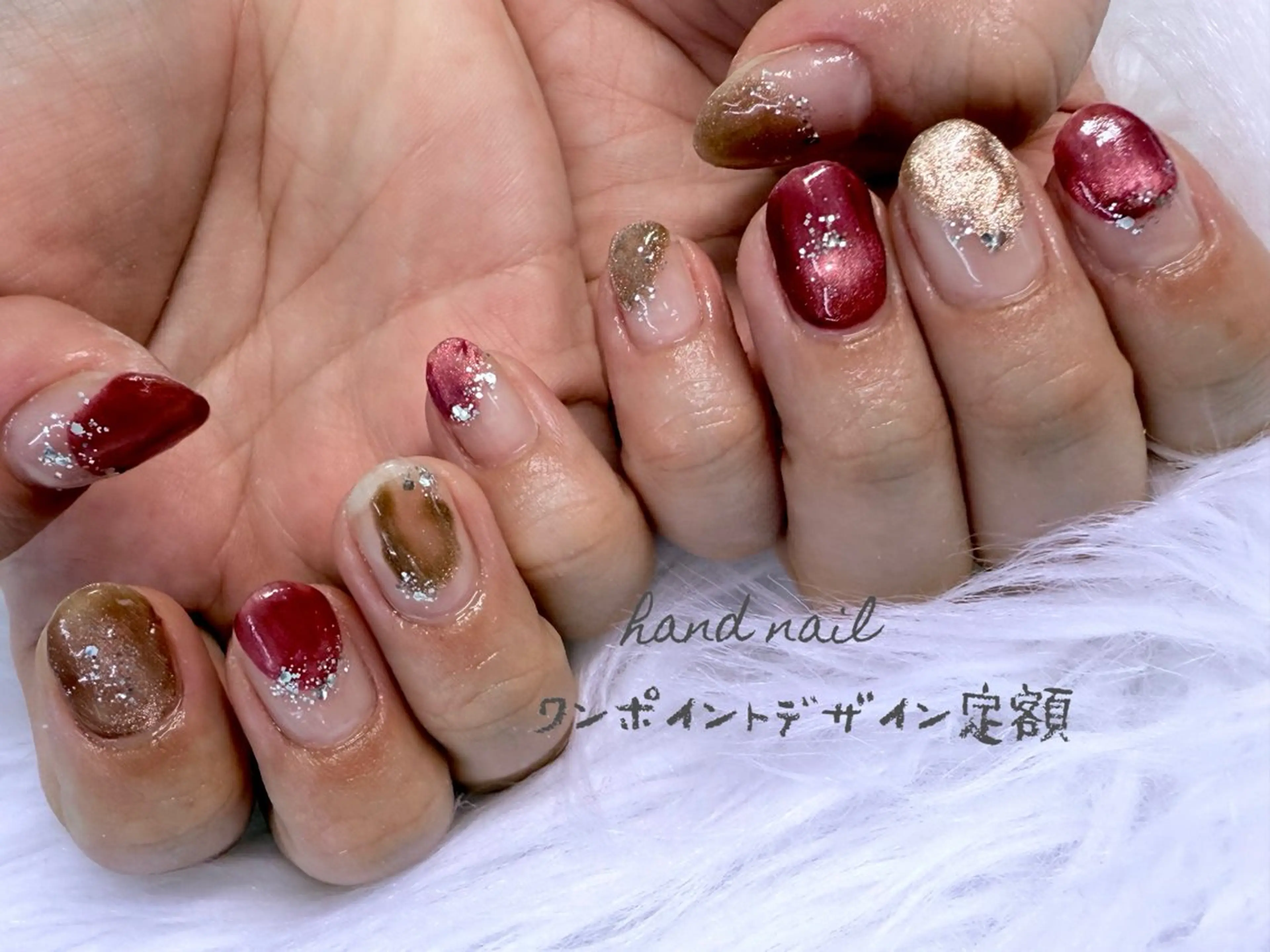【minimo限定】オフ込み‼️ワンポイントデザインB定額デザイン4000円💅✨の写真