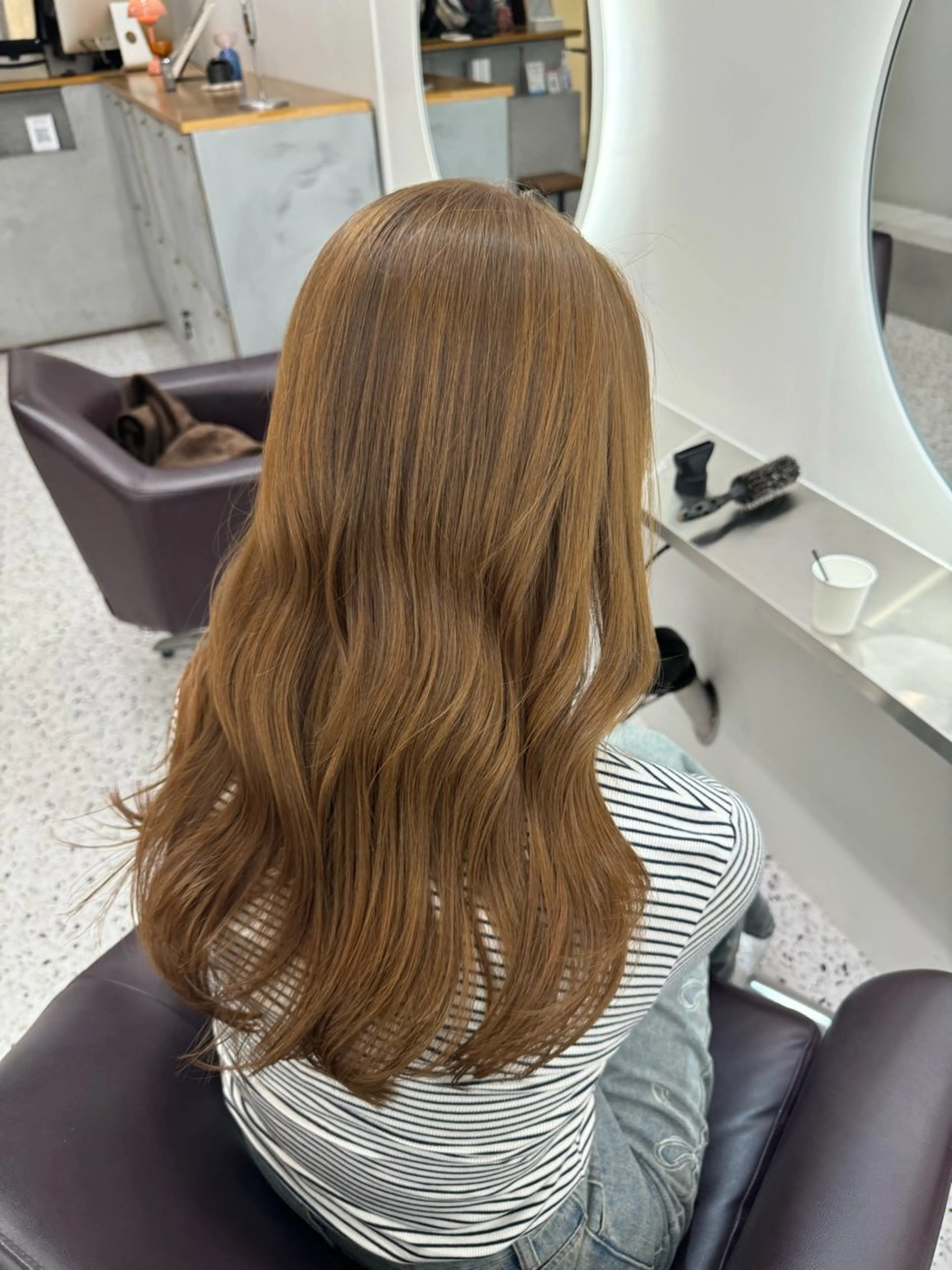 ロング カラー ベージュ透明感カラー 🫧AYUMI🫧のヘアスタイル