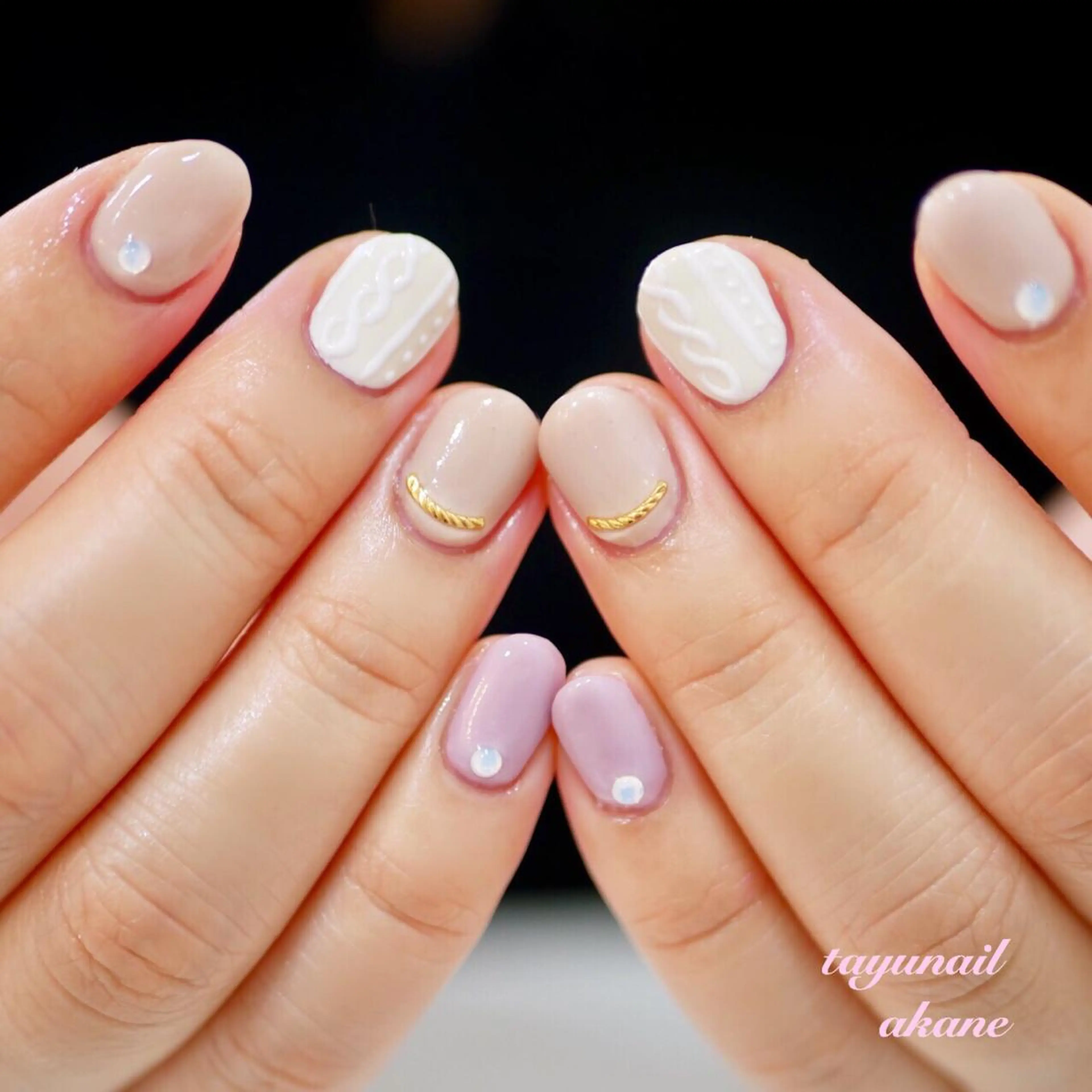 ネイル ネイルサロン・ネイルスクール　たゆnail所属・ネイルサロン 【たゆnail】のネイルデザイン