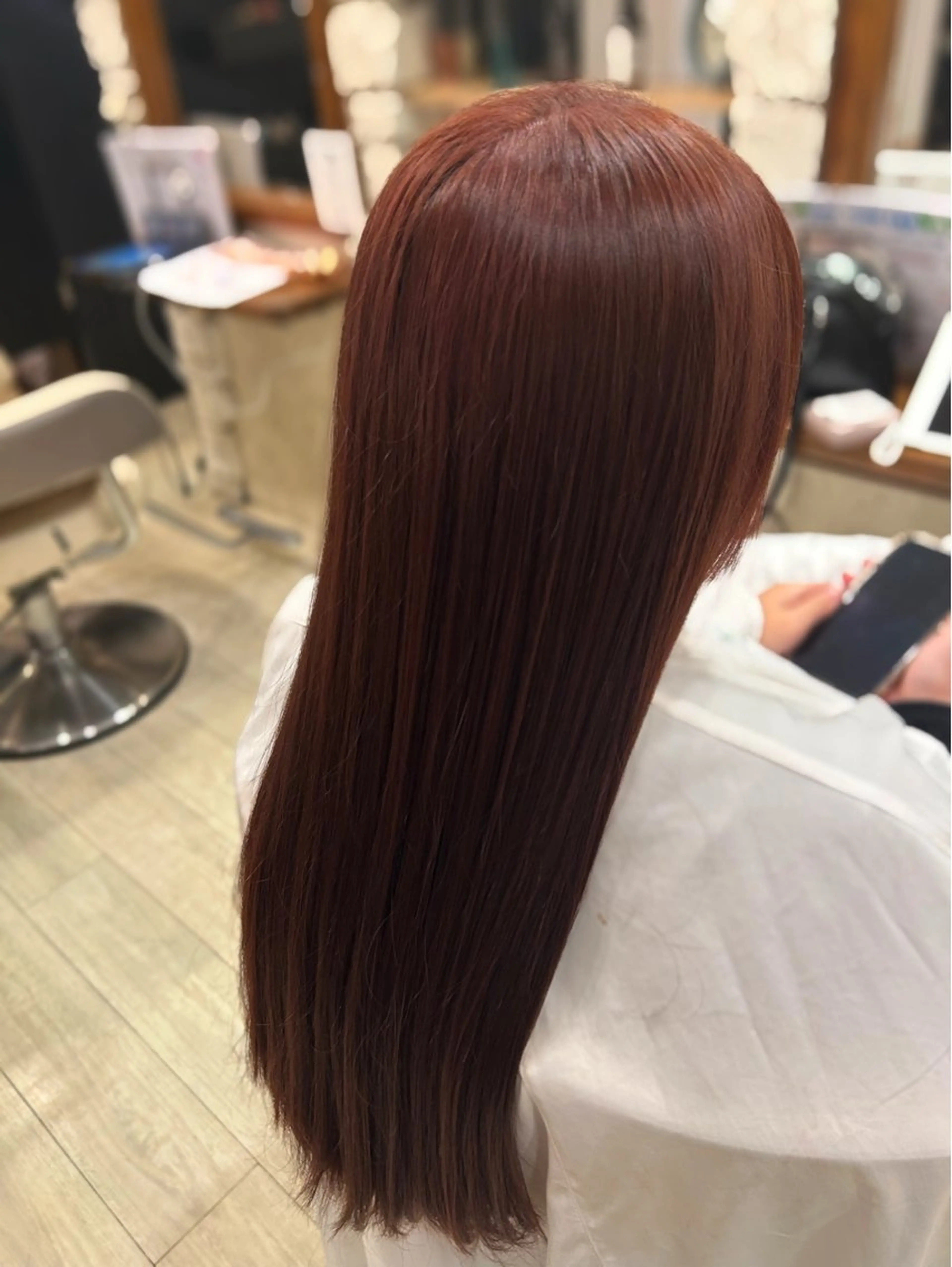 カラー ブリーチ ブラウンカラー ダブルカラー ブリーチなしカラー ピンクカラー ﾕｳﾅ /ツヤ感カラーのヘアスタイル