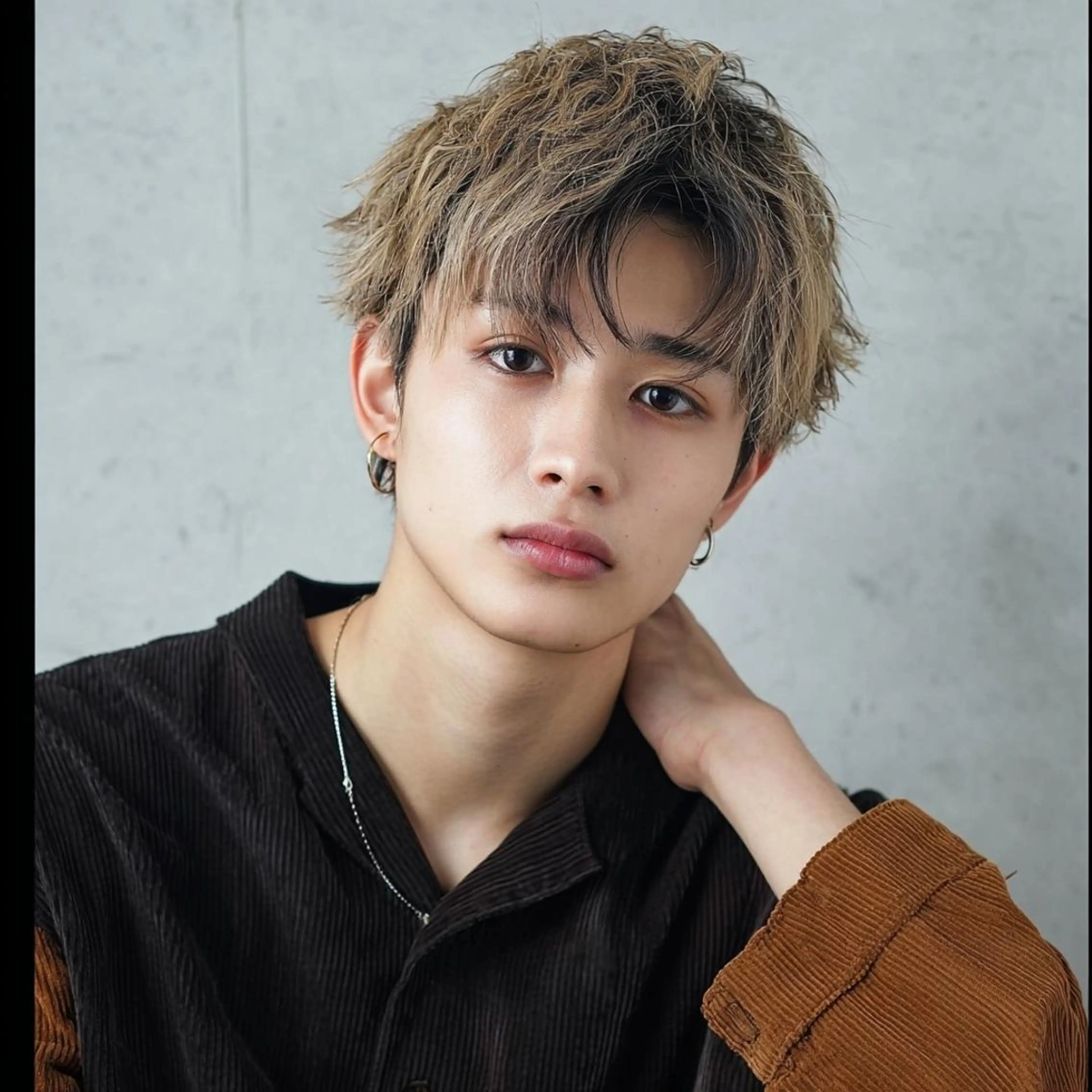 メンズ 柏/シャドウパーマ/ ナチュラル/颯寿のヘアスタイル