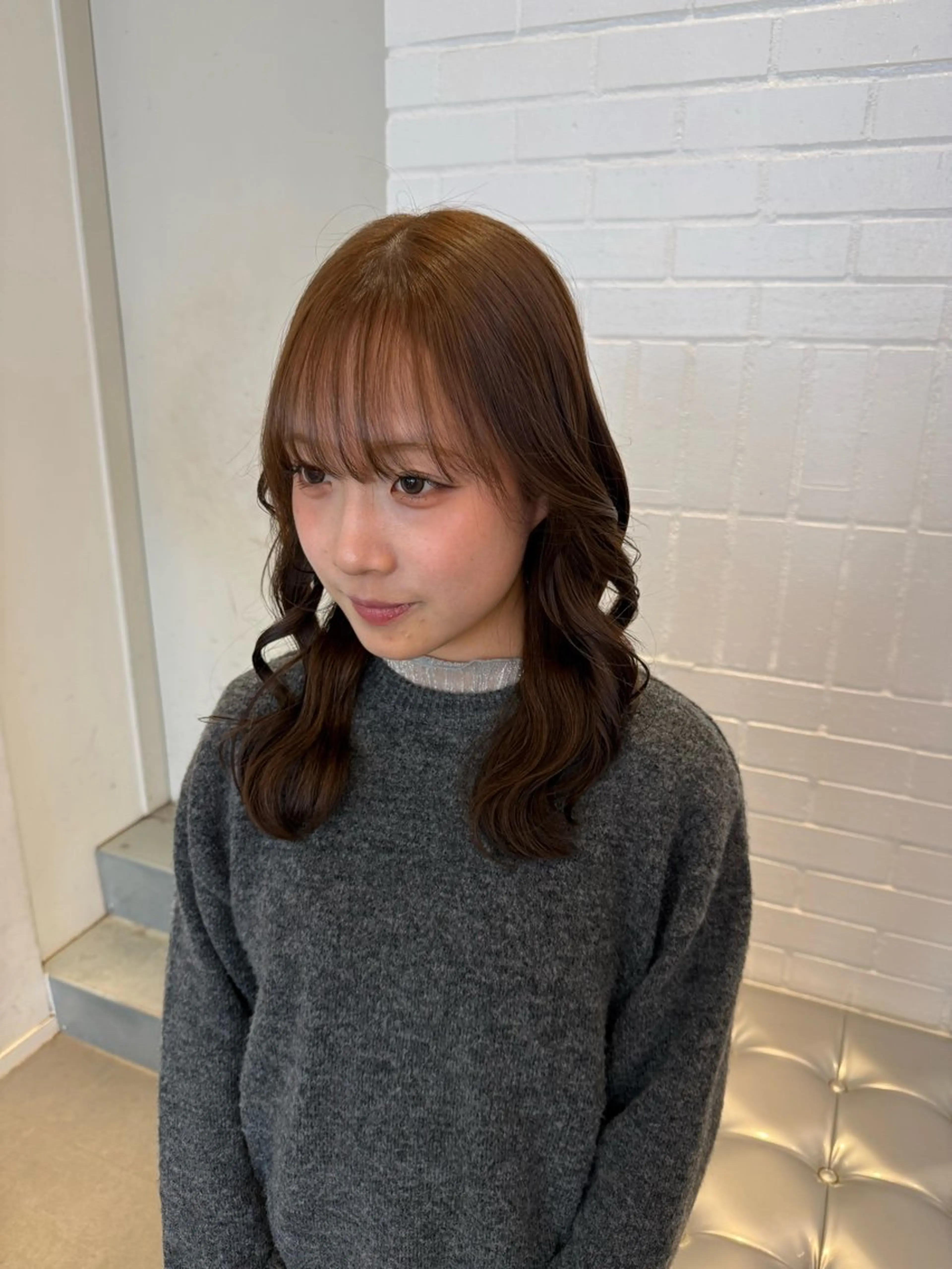 セミロング カラー ヘアアレンジ ヘアカラー トリートメント 海外/ハイトーン🪽 ☯️ami☯️のヘアスタイル