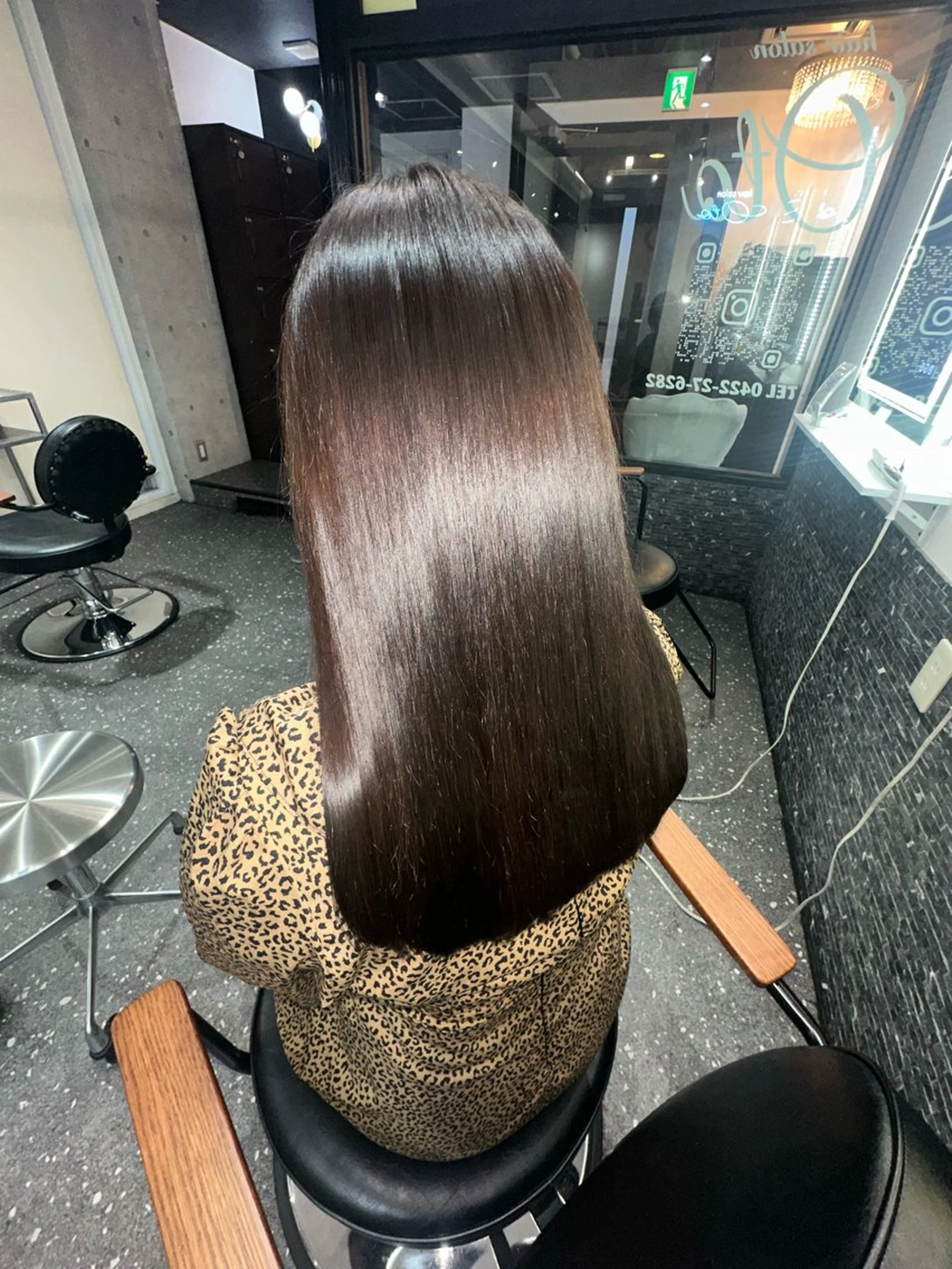 ロング カラー パーマ カット ヘアカラー 縮毛矯正 トリートメント 髪質改善⭐️縮毛矯正 中野⭐️Rinaのヘアスタイル