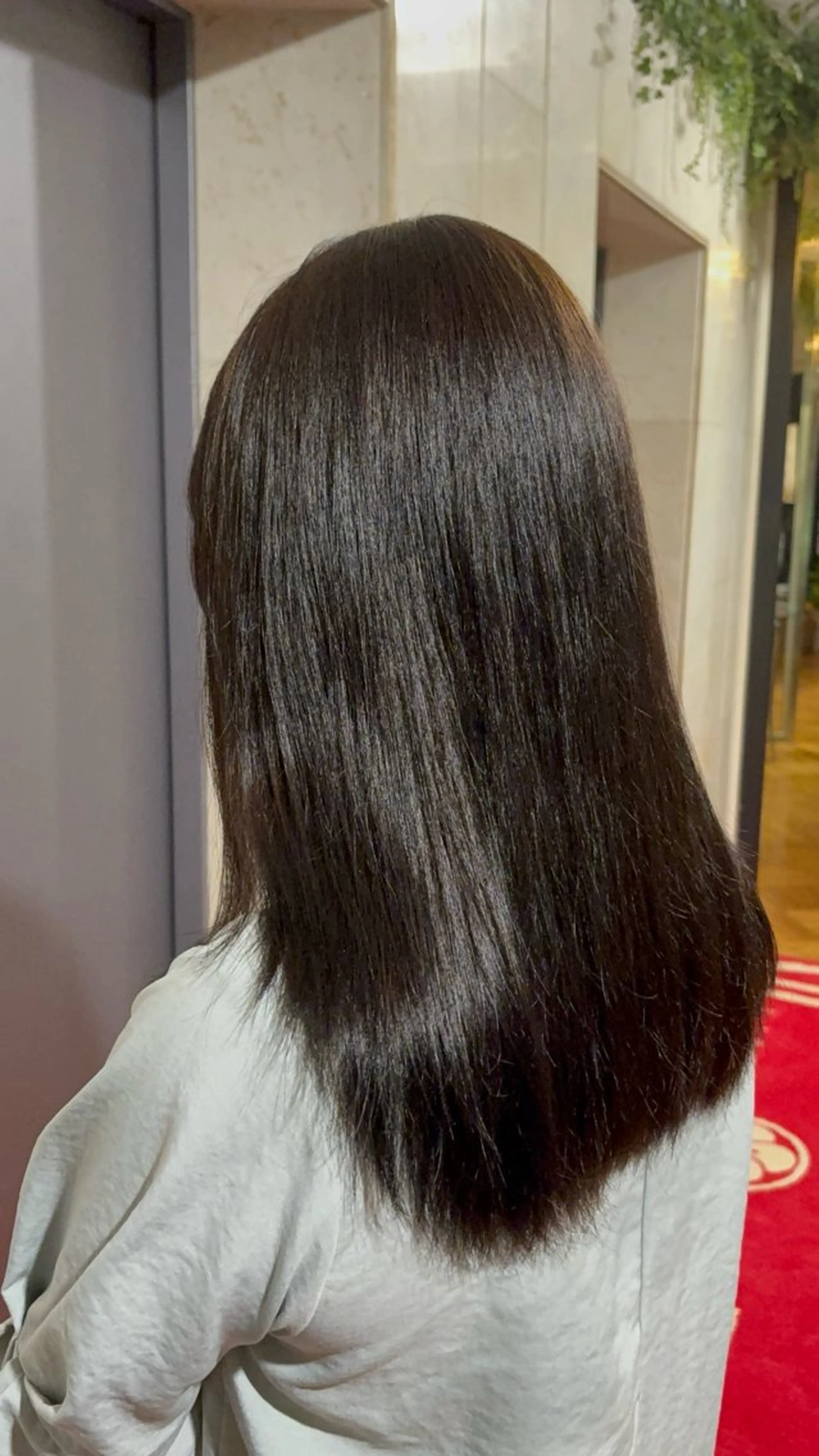 セミロング カラー 艶髪/暗髪カラー/ まさとのヘアスタイル