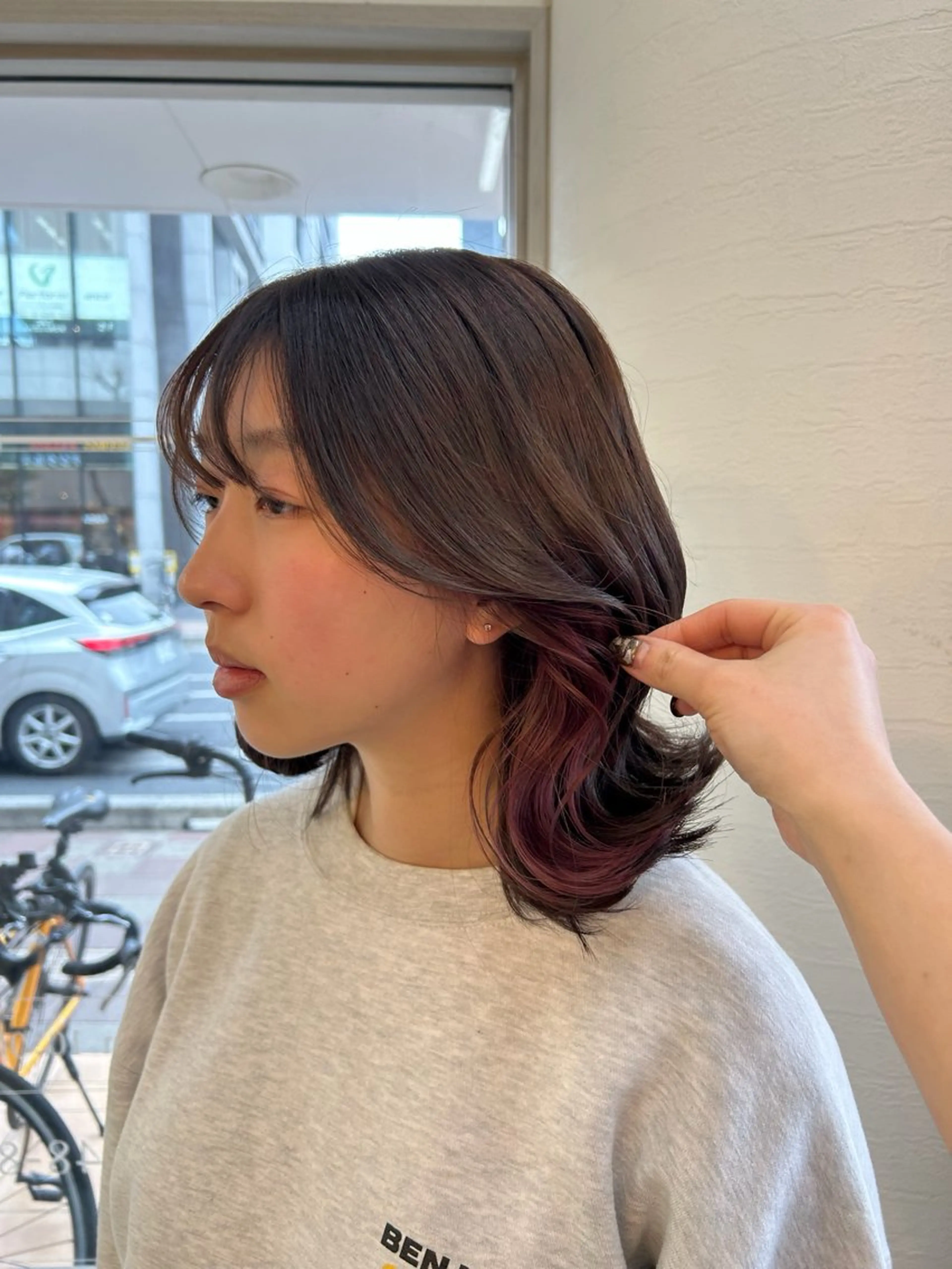 カラー ヘアカラー 内藤 歩香🐈‍⬛🩶のヘアスタイル