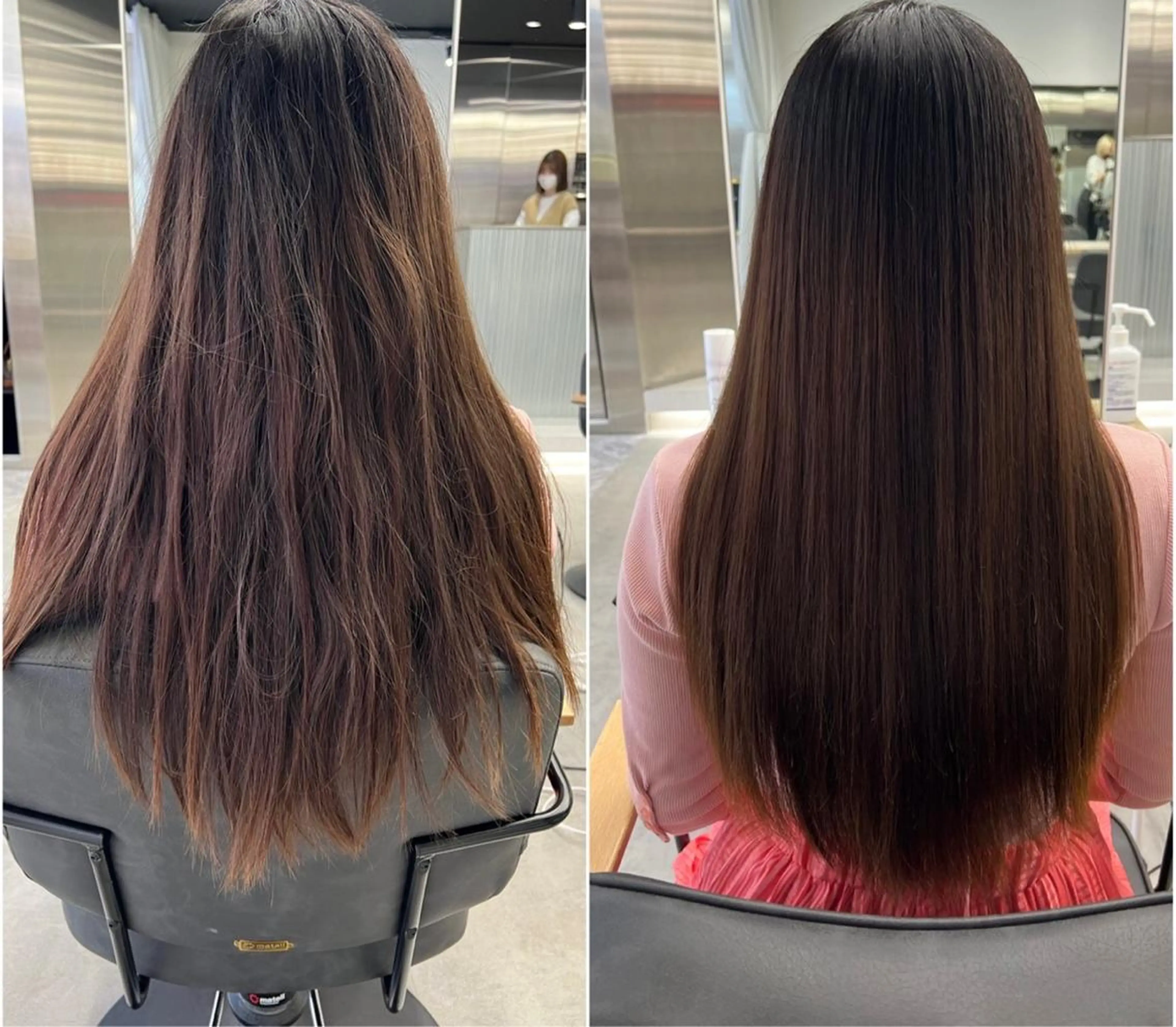 ロング 髪質改善 トリートメント mai🤍縮毛酸性ス トレート/アイリストのヘアスタイル