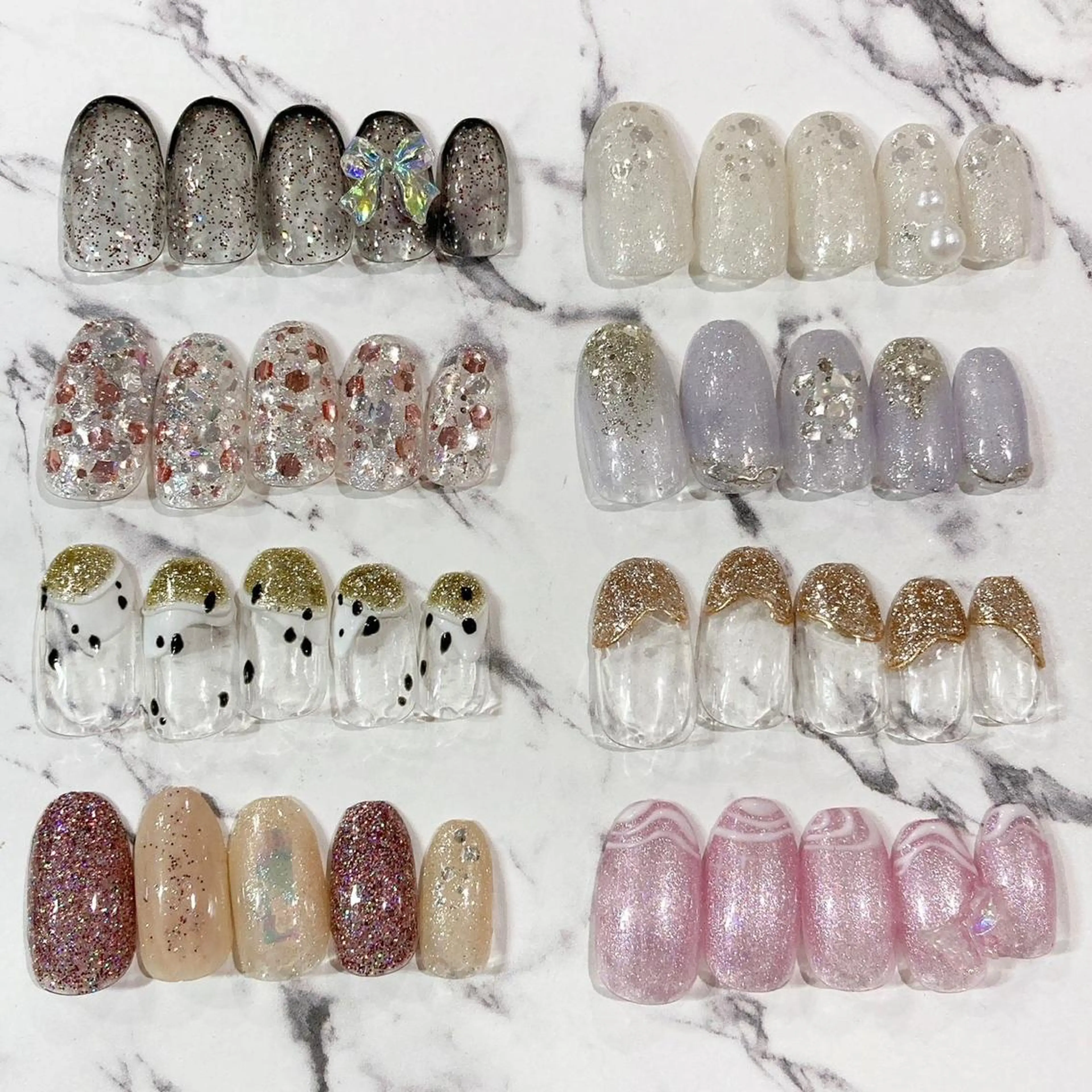 ネイル ニュアンスネイル 冬ネイル ハンドネイル Salon Kのネイルデザイン