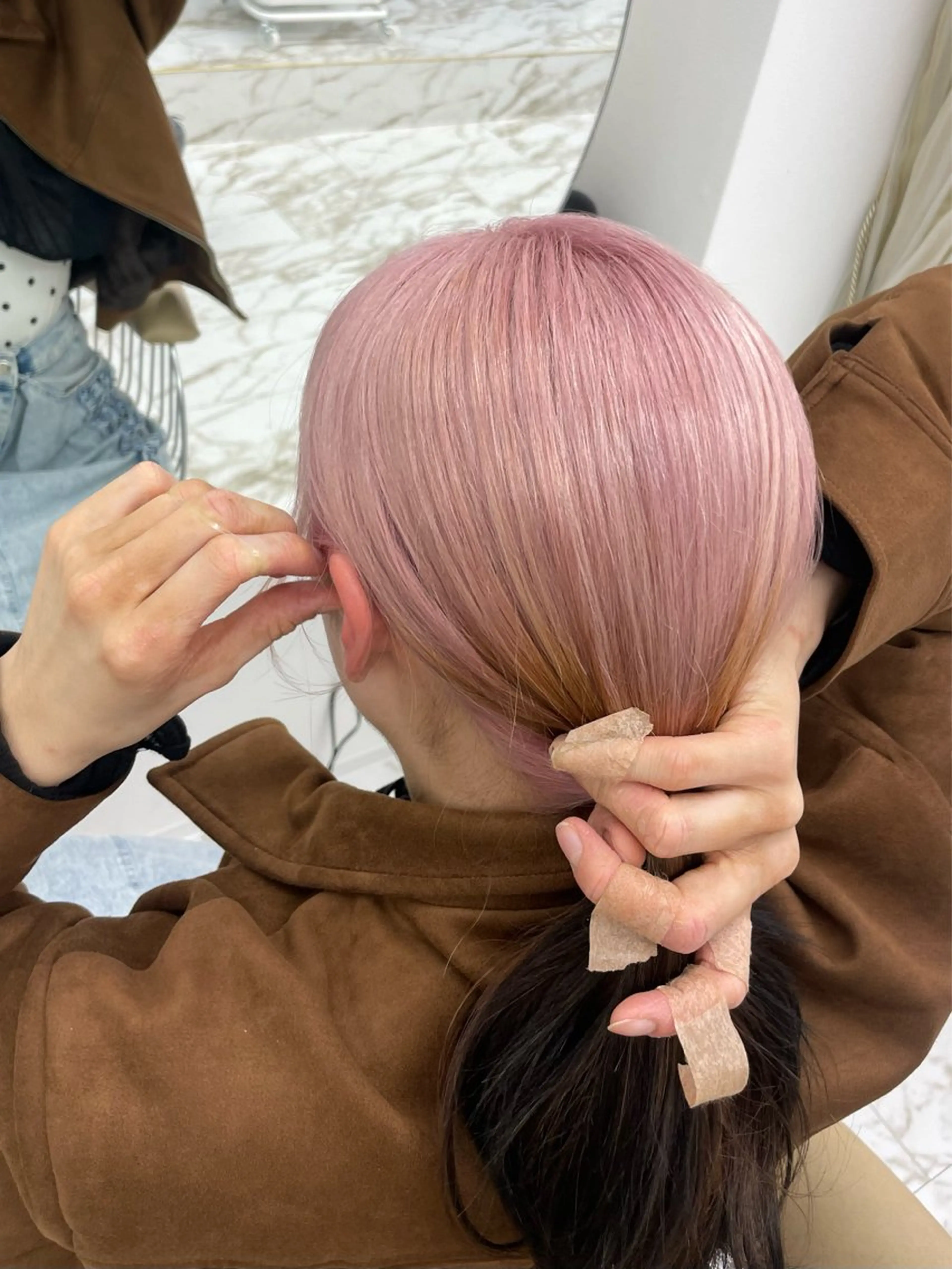 ミディアム カラー ヘアカラー Hiroka / NANAのヘアスタイル