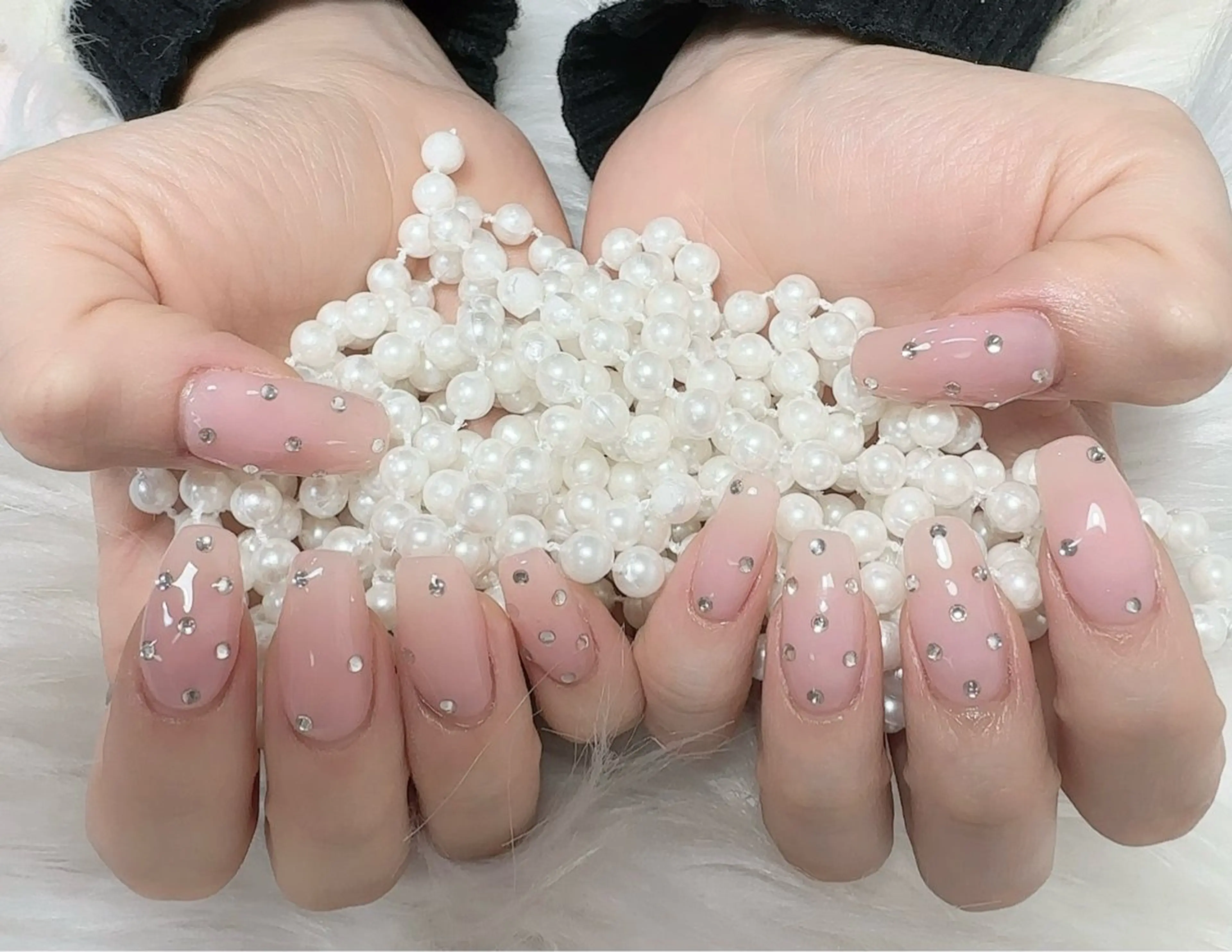 ネイル ストーンネイル kao nail マグネット/長さだしのネイルデザイン