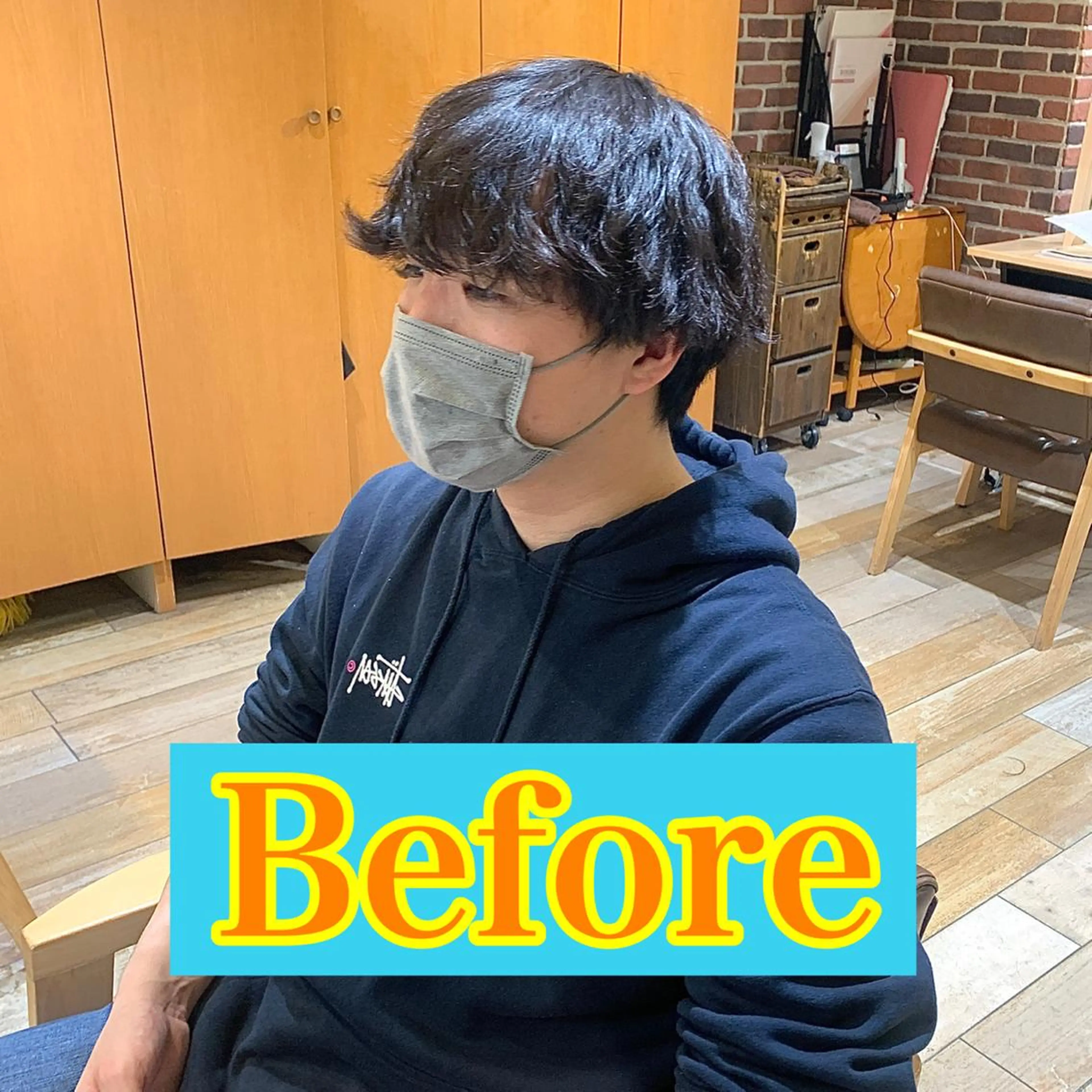 ショート パーマ メンズ カルマパーマ メンズ韓国風 メンズパーマ スペインカール 波巻きパーマ メンズパーマ&メンズ 縮毛矯正ならヒラノのヘアスタイル