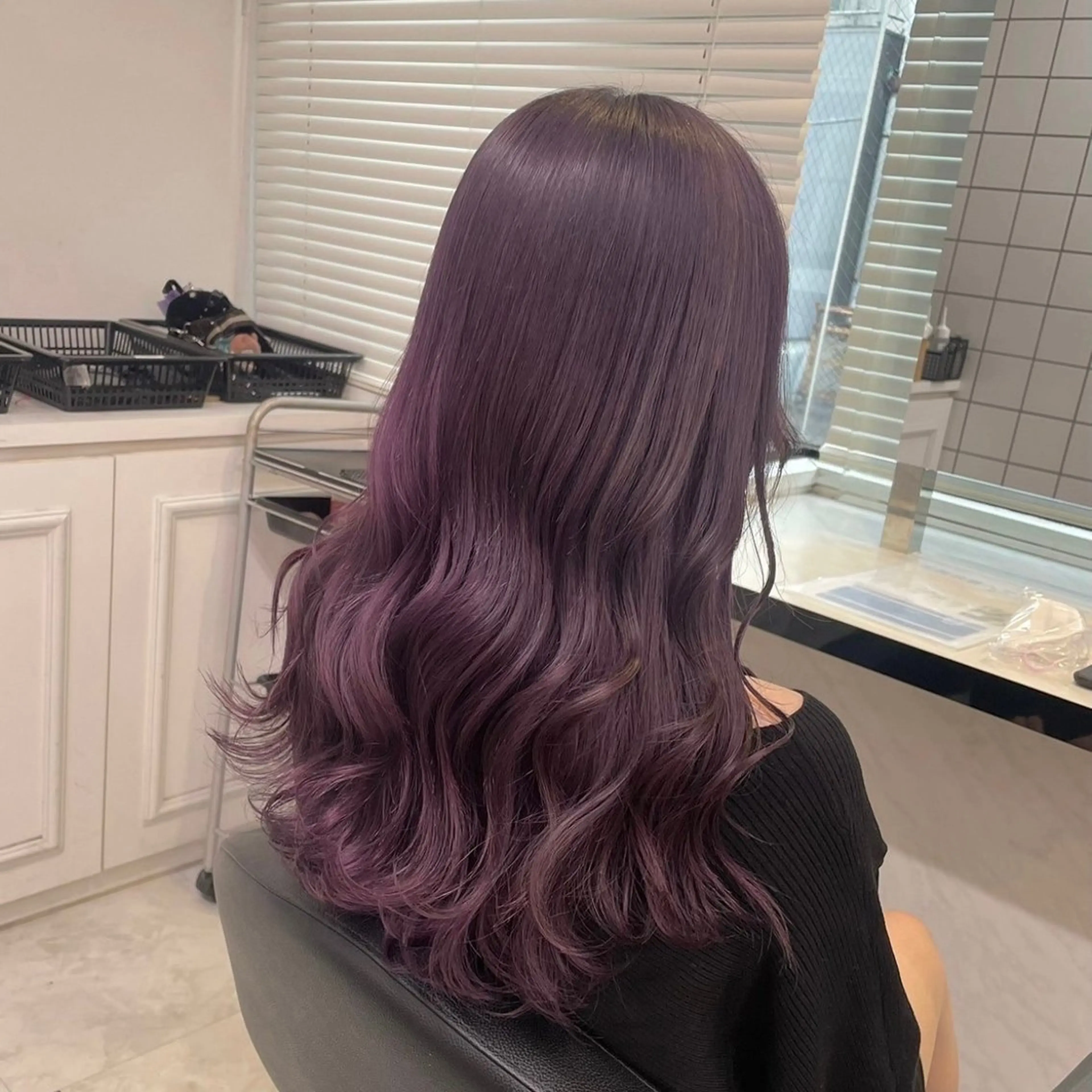 ロング カラー ECREA所属・スエヤス ミサキのマツエク・マツパデザイン