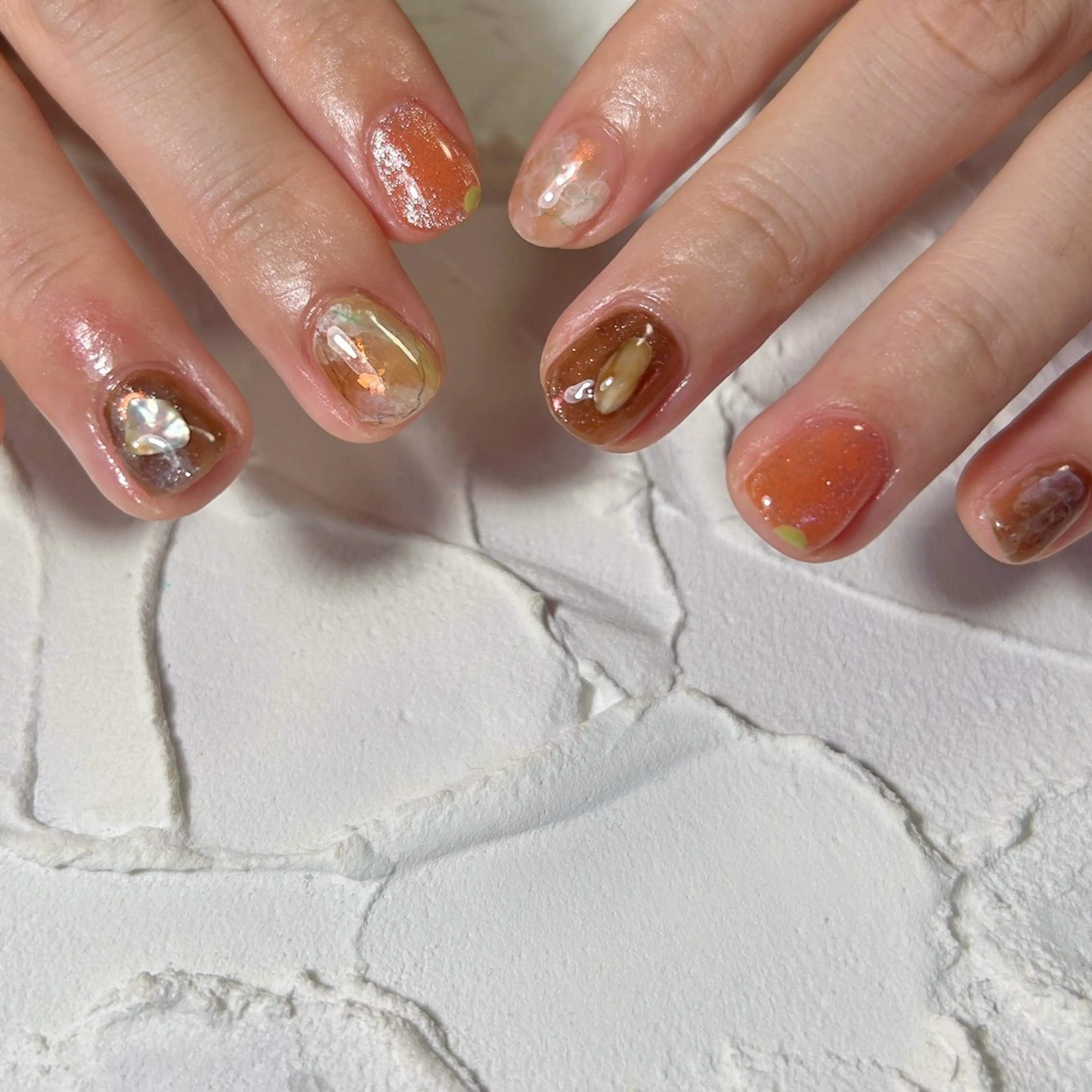 ネイル ニュアンスネイル ハンドネイル Lofinails ちひろのネイルデザイン