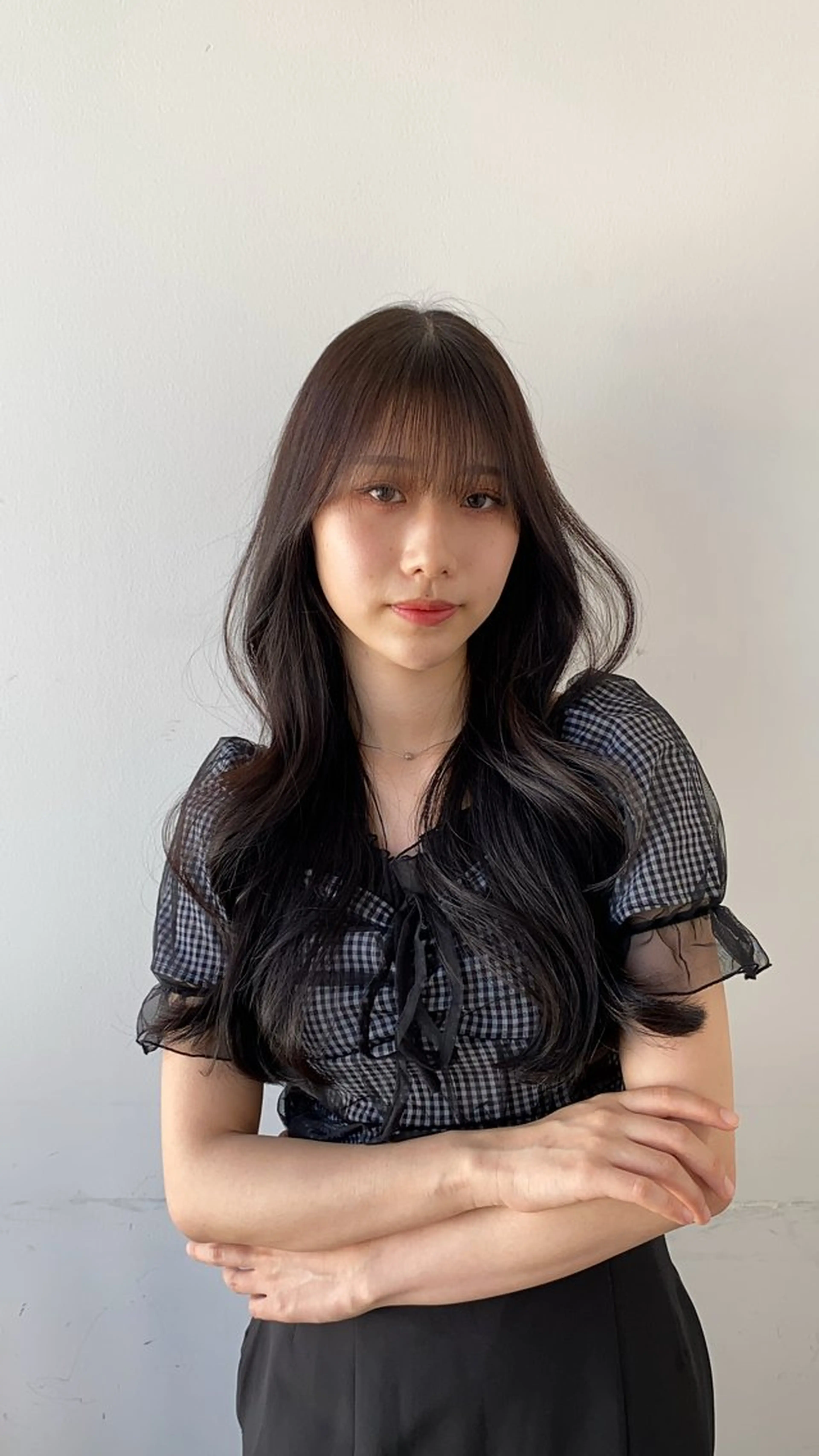 ミディアム ヘアアレンジ 最小顔周り&レイヤー 特化/池袋/kokiのヘアスタイル