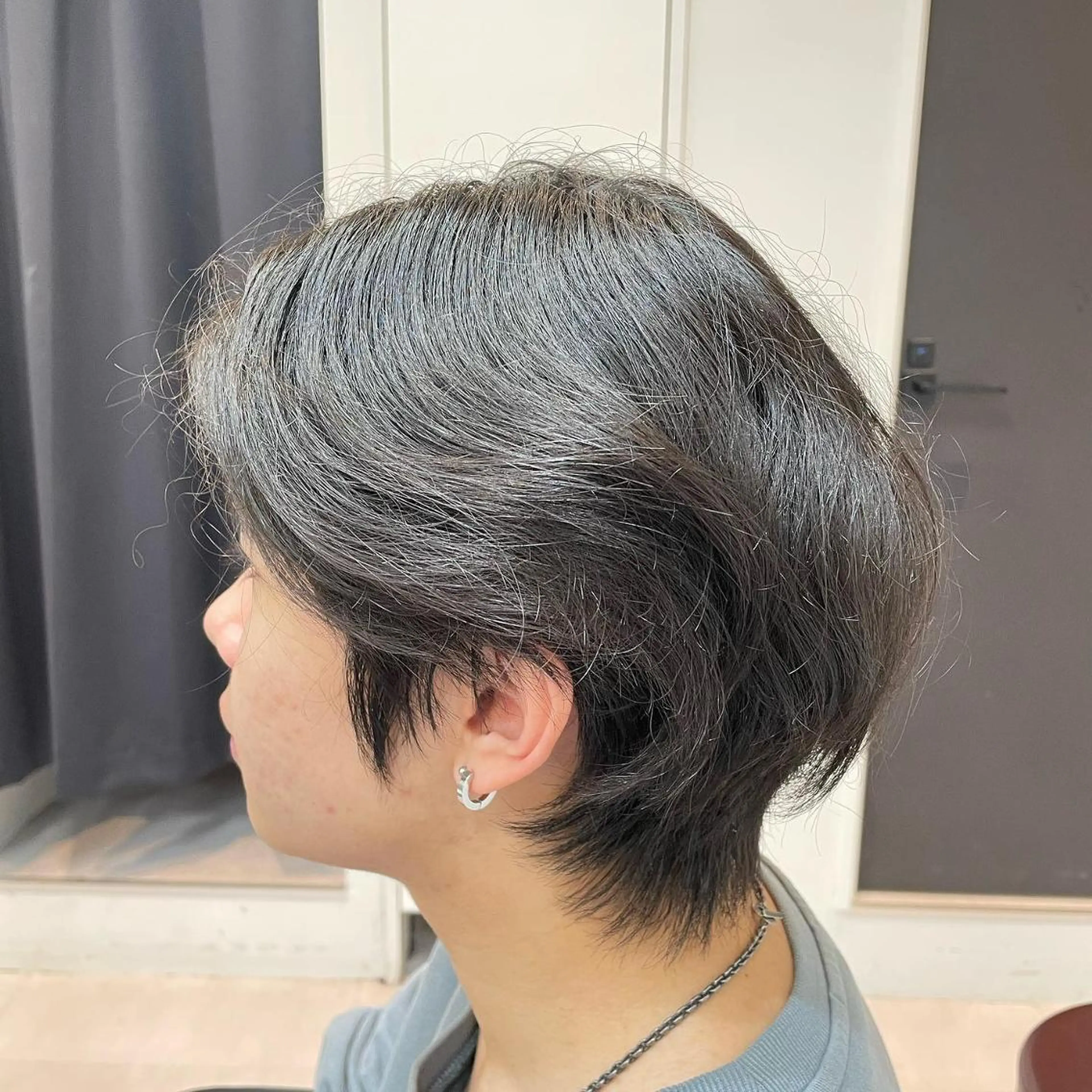 ショート 髪質改善× ハイライト溝江のヘアスタイル