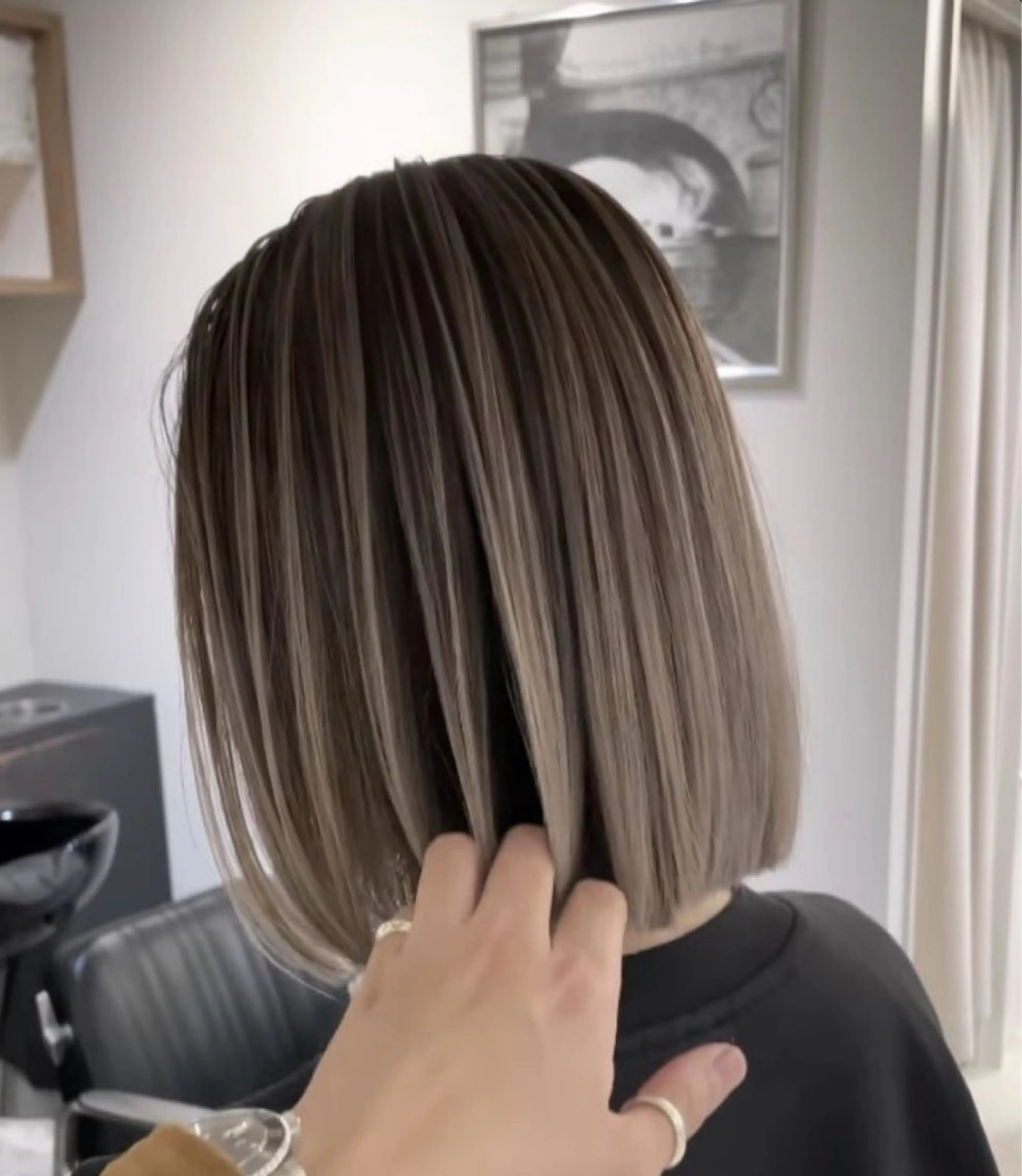 ミディアム カラー メンズ特化美容師 🐈‍⬛RUNAのヘアスタイル