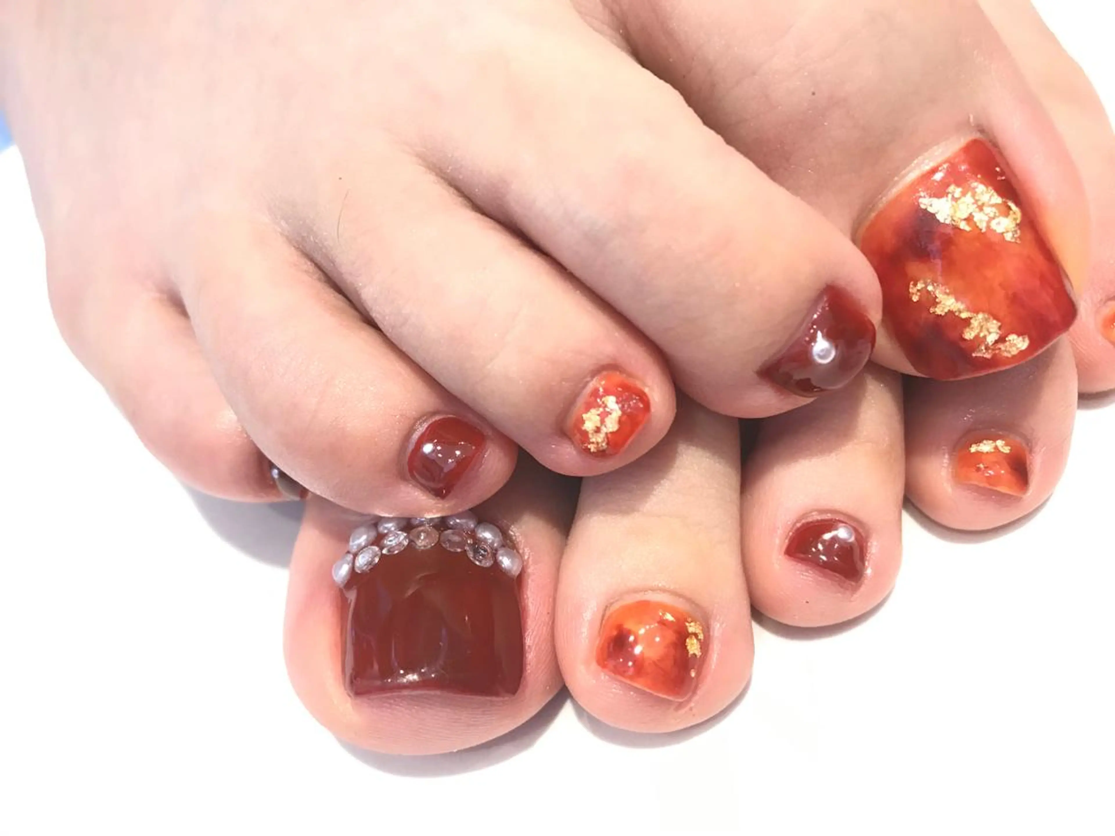 ネイル べっ甲ネイル EARTH nanaのネイルデザイン