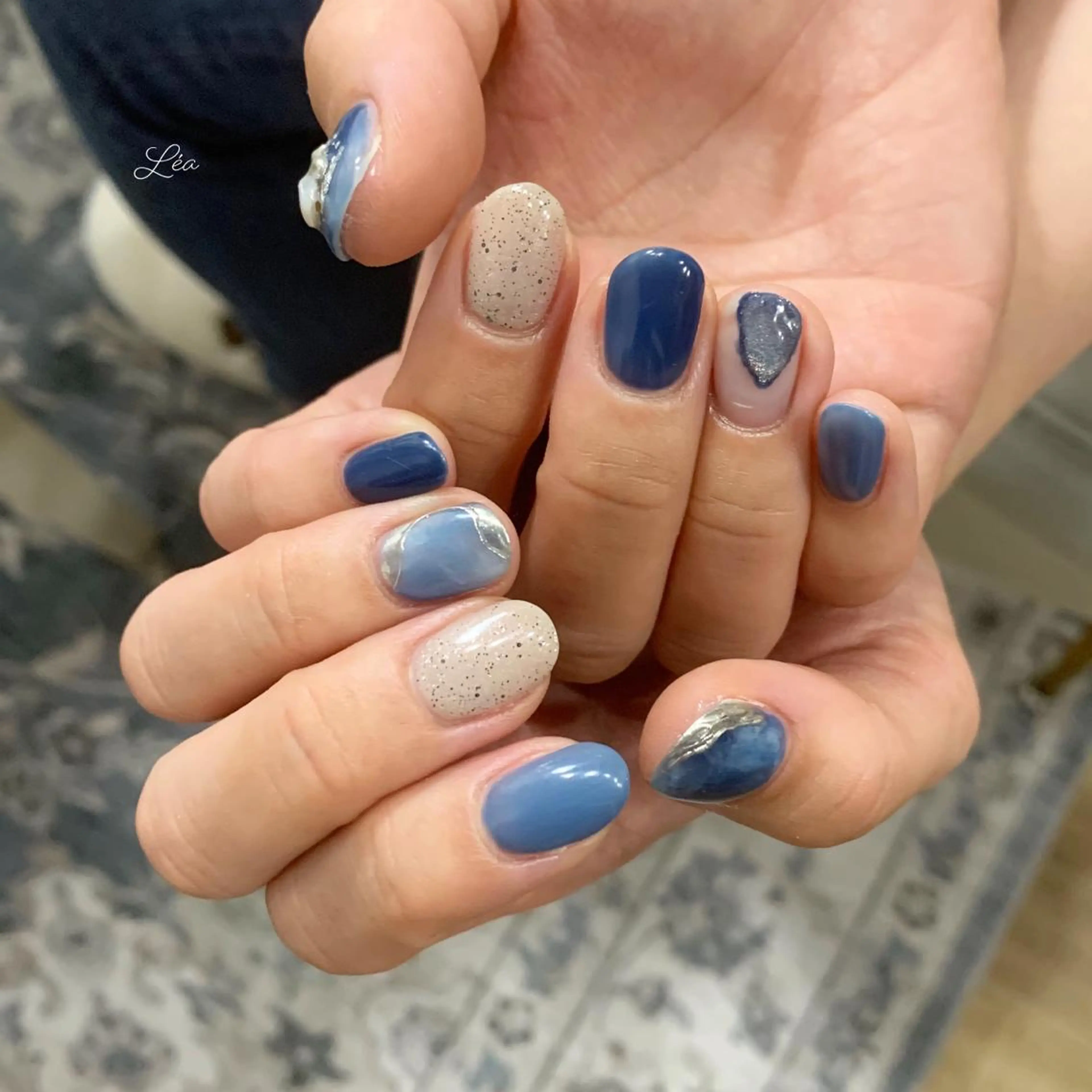 ネイル ジェルネイル 持ち込み パラジェル ソフトジェル Léa nailのネイルデザイン